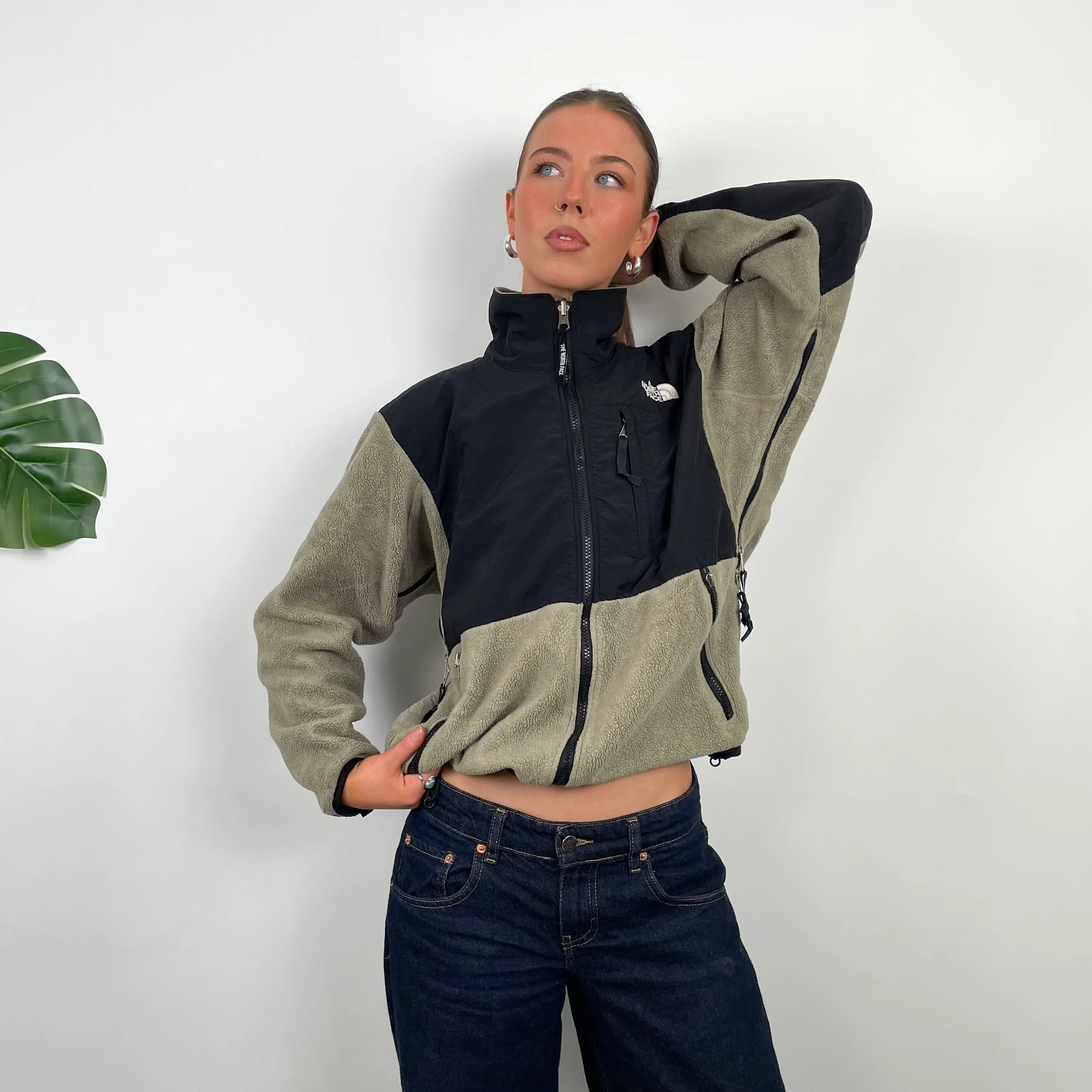 North Face RARE Coffee Denali Teddy Bear Fleece Zip Up Jacket (S) - Image 5