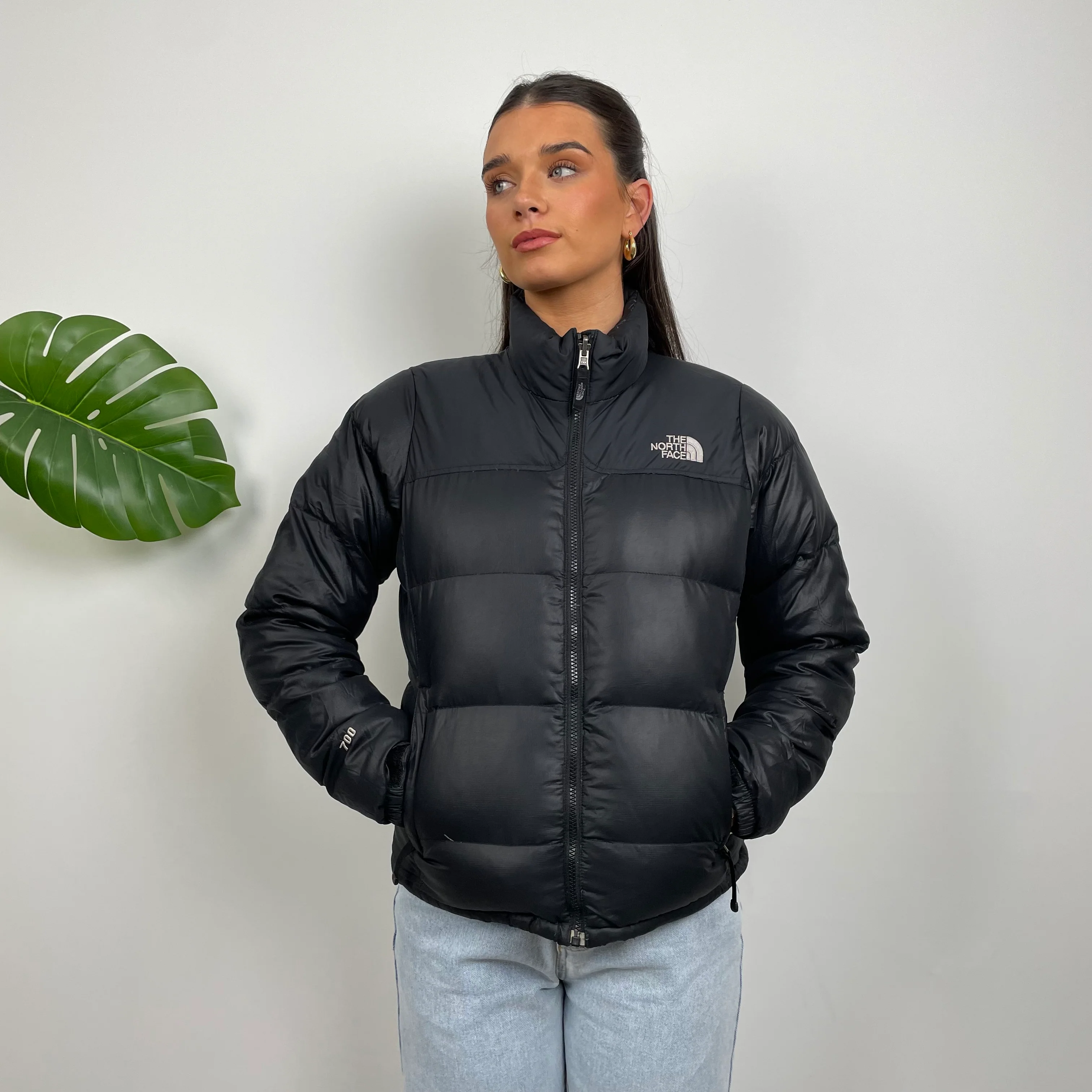 North Face RARE Nuptse 700 Black Puffer Jacket (S) - Image 2