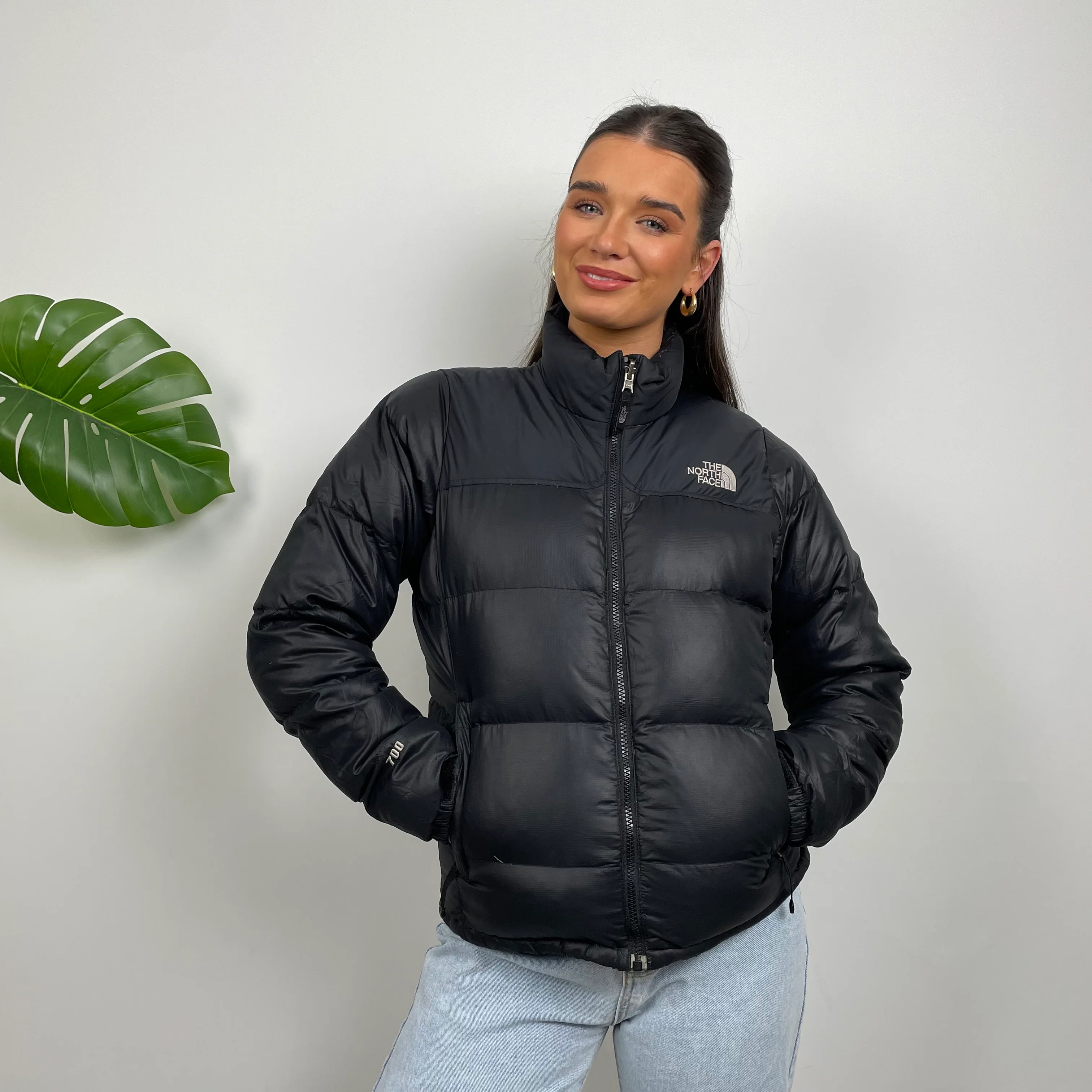 North Face RARE Nuptse 700 Black Puffer Jacket (S) - Image 3