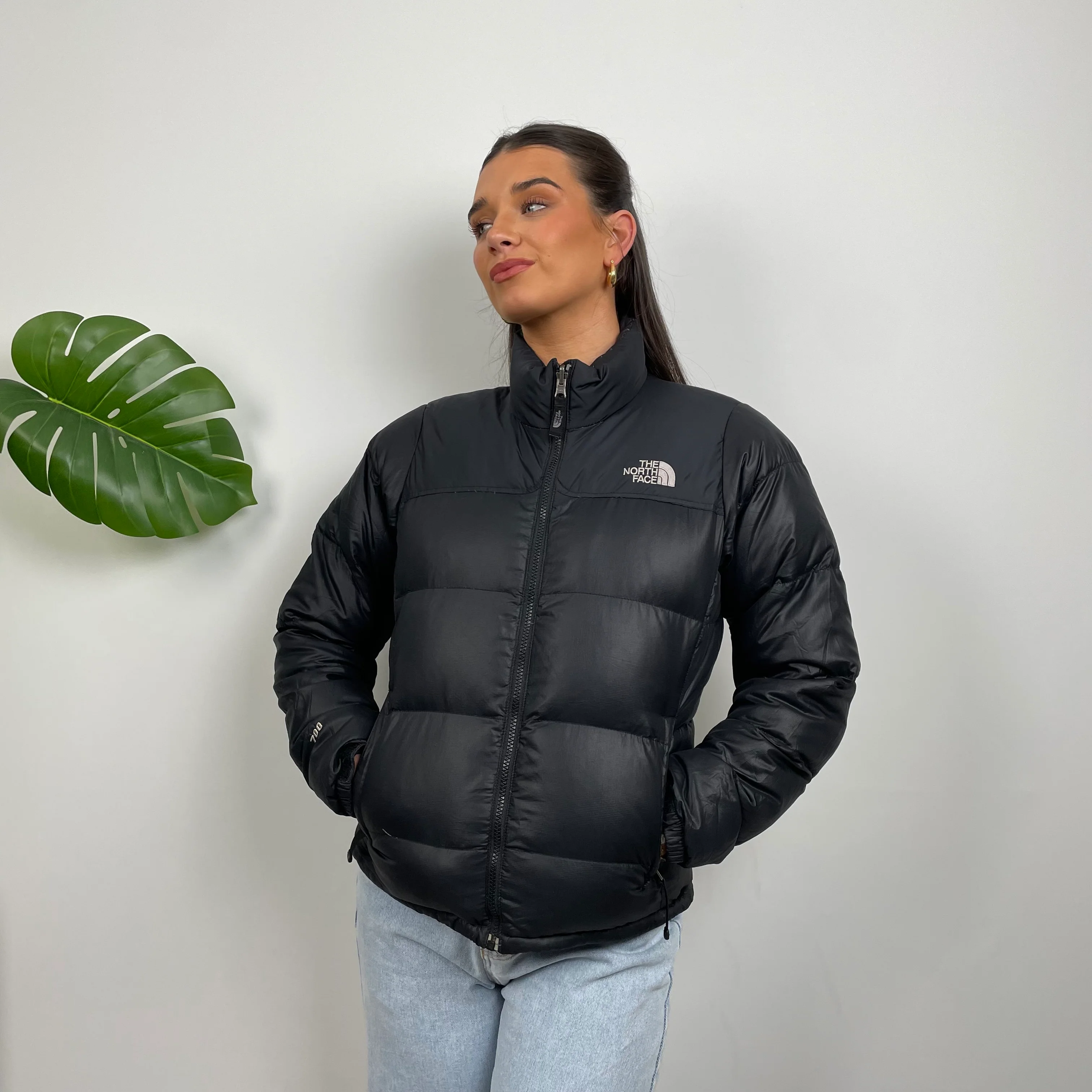 North Face RARE Nuptse 700 Black Puffer Jacket (S) - Image 6