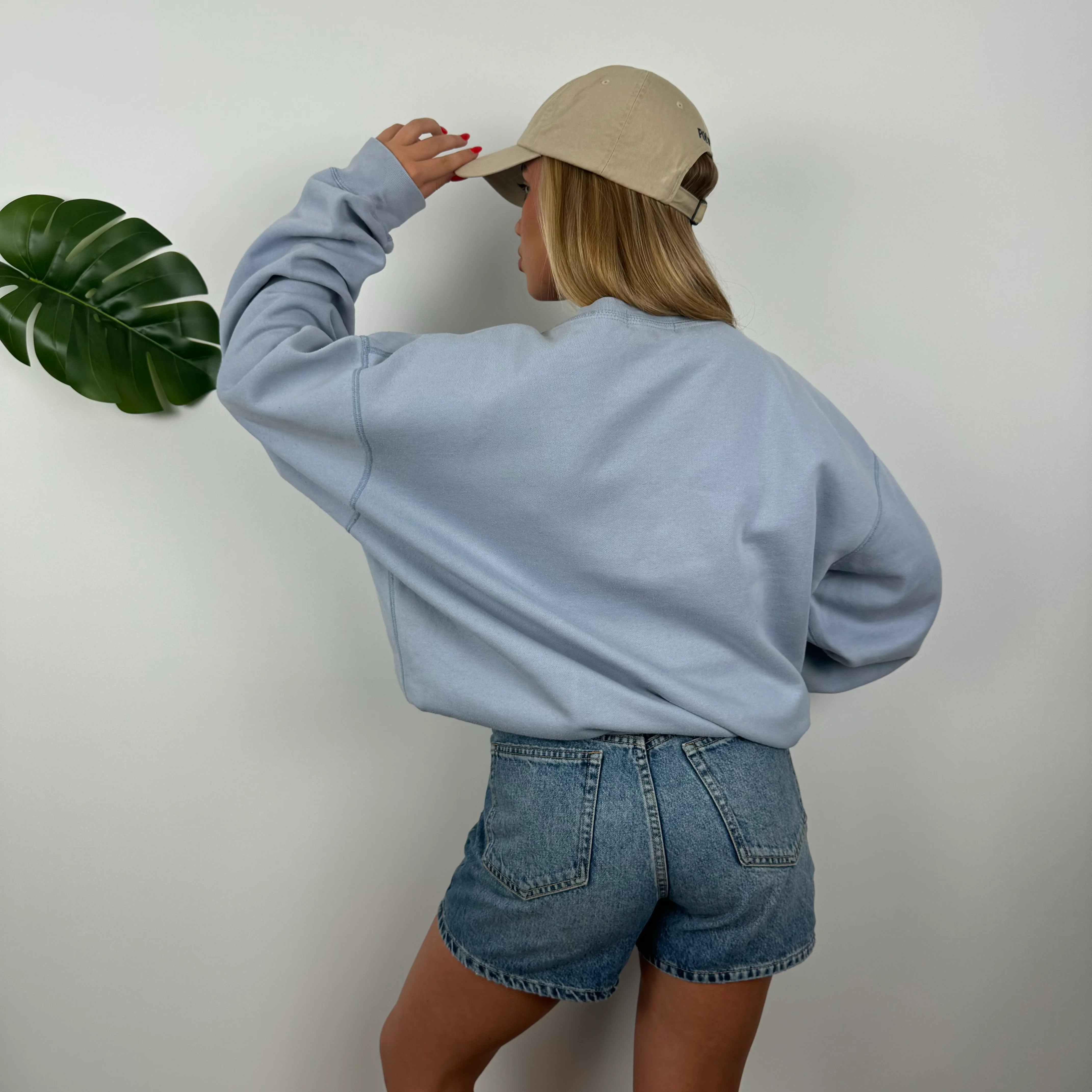 Polo Ralph Lauren Baby Blue Embroidered Logo Sweatshirt (L) - Image 5
