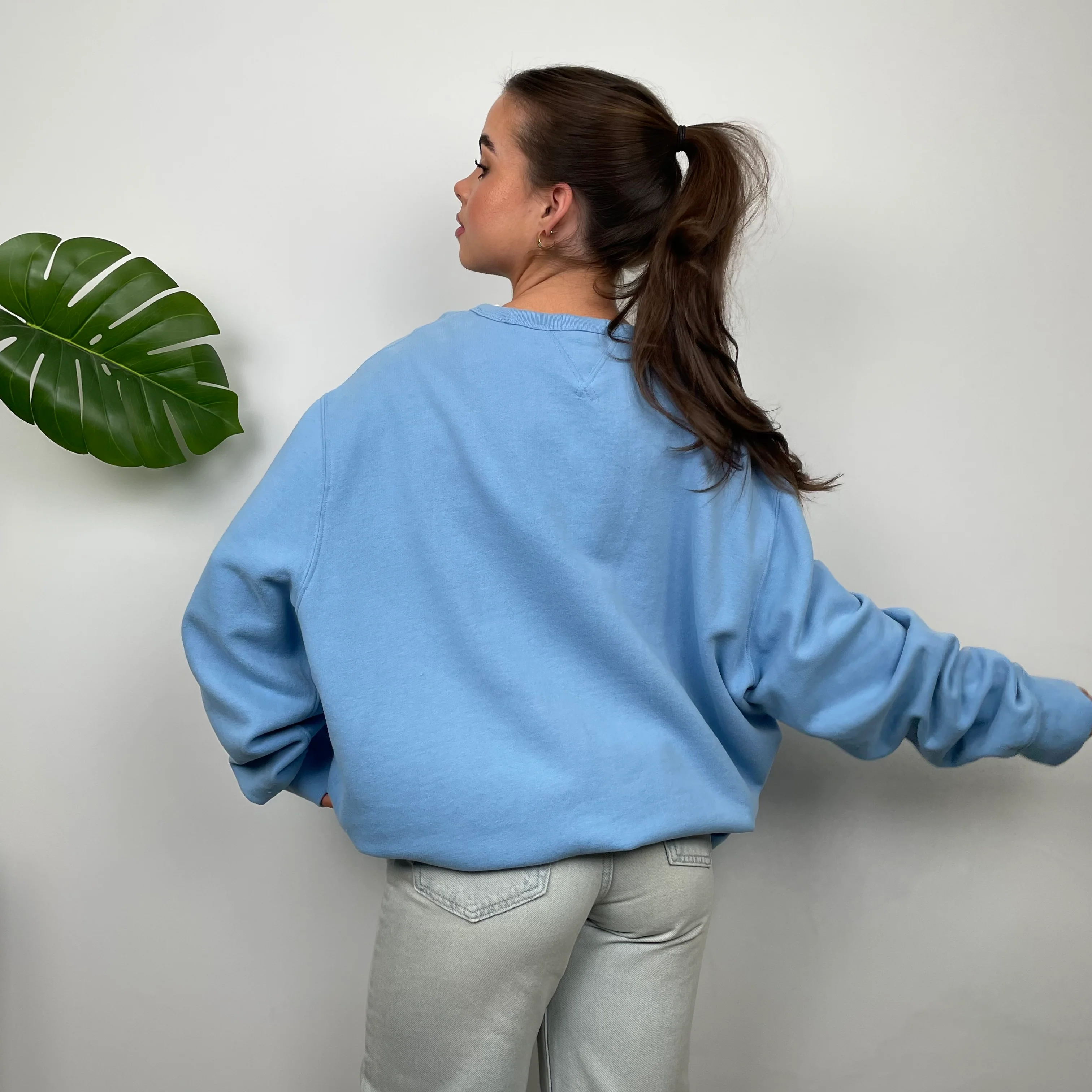 Polo Ralph Lauren Baby Blue Embroidered Logo Sweatshirt (XL) - Image 7