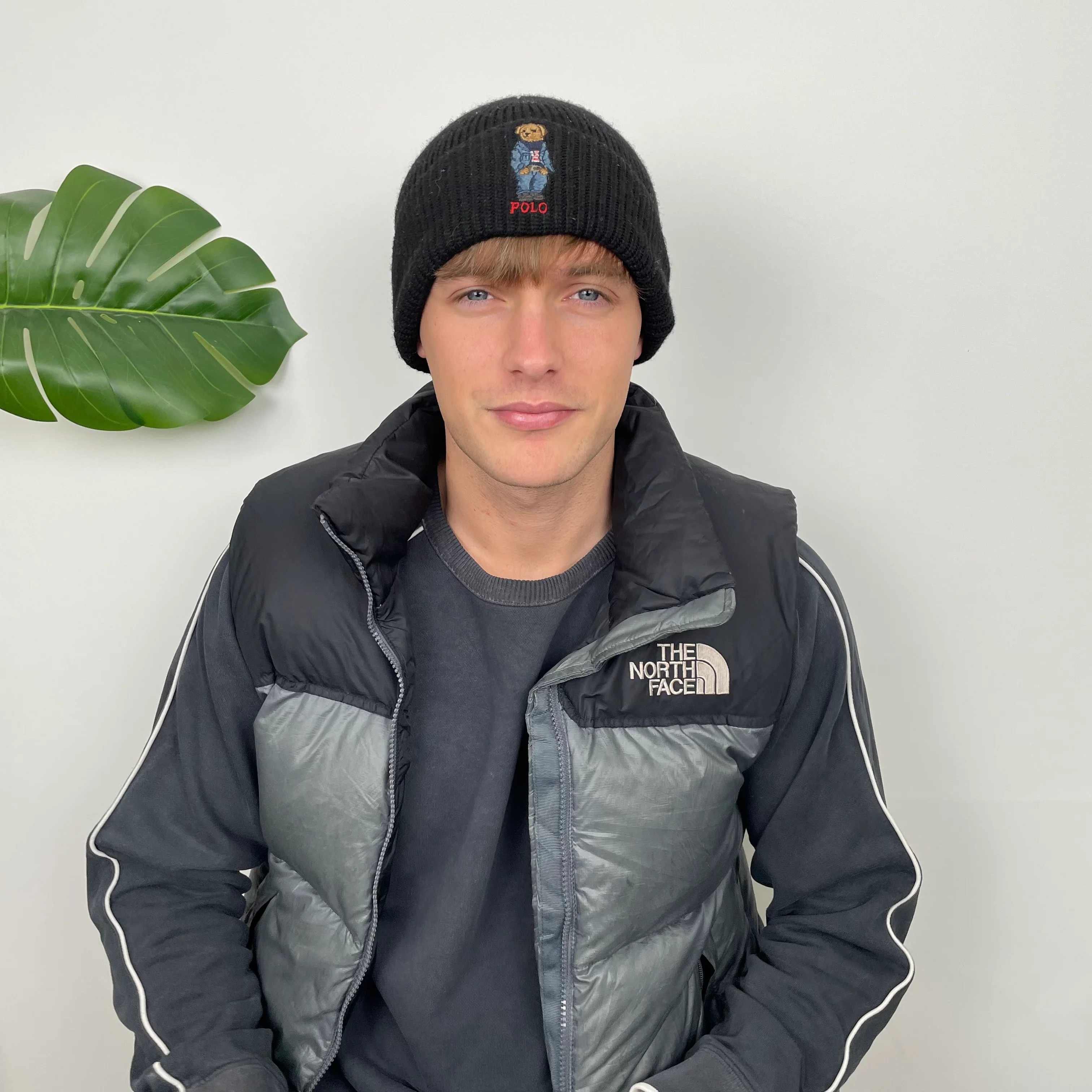 Polo Ralph Lauren Bear Beanie in Black - Image 2