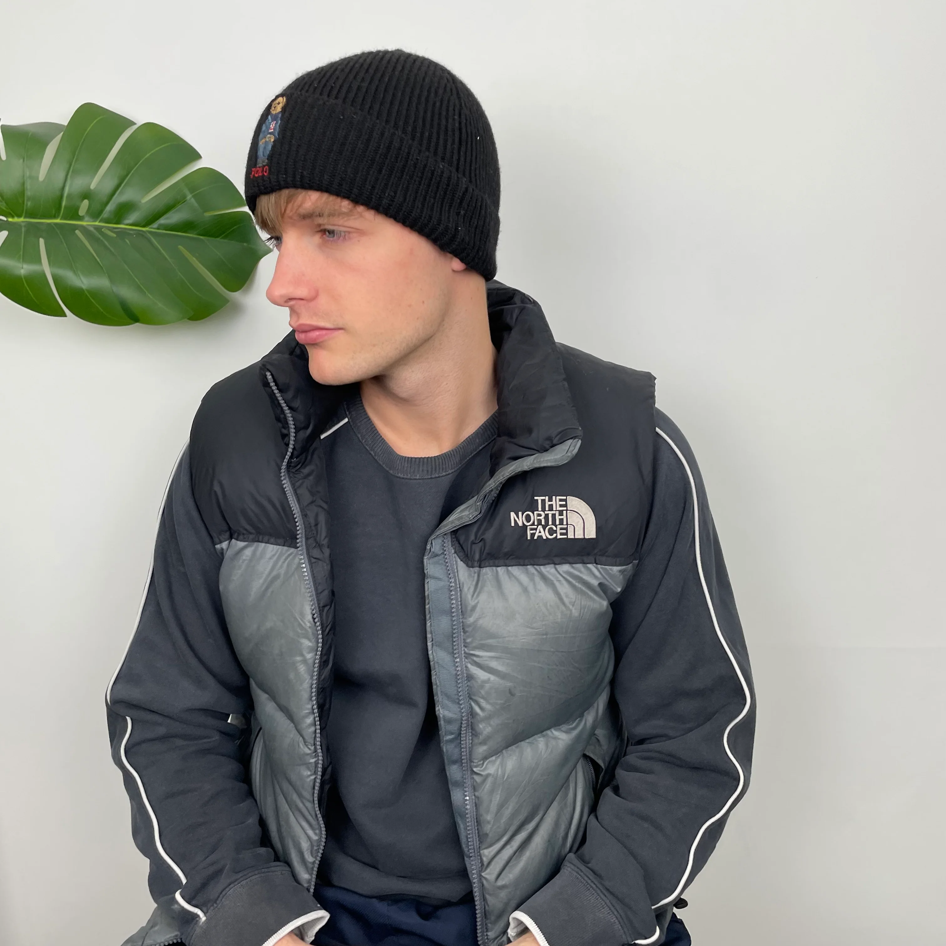 Polo Ralph Lauren Bear Beanie in Black - Image 4