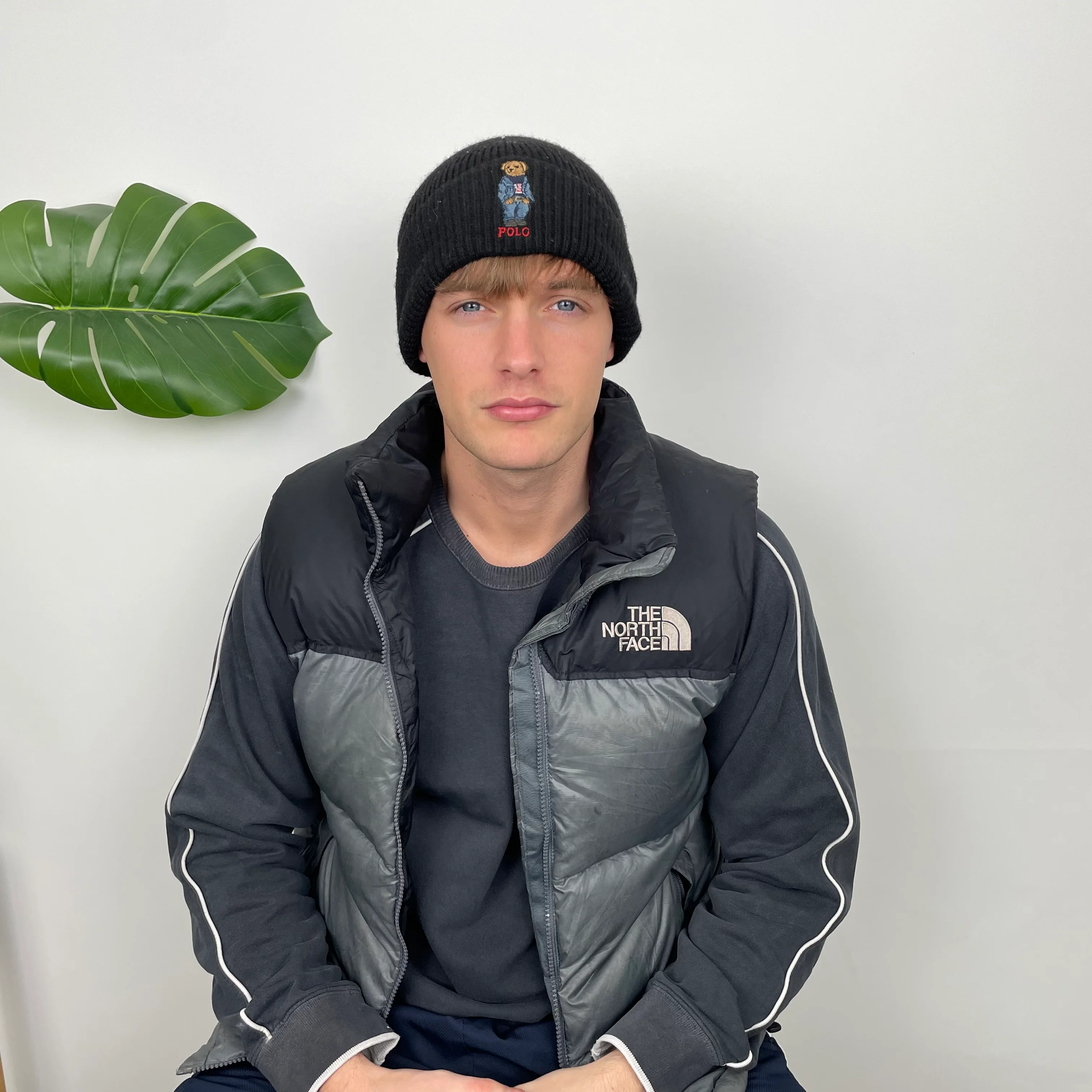 Polo Ralph Lauren Bear Beanie in Black - Image 6