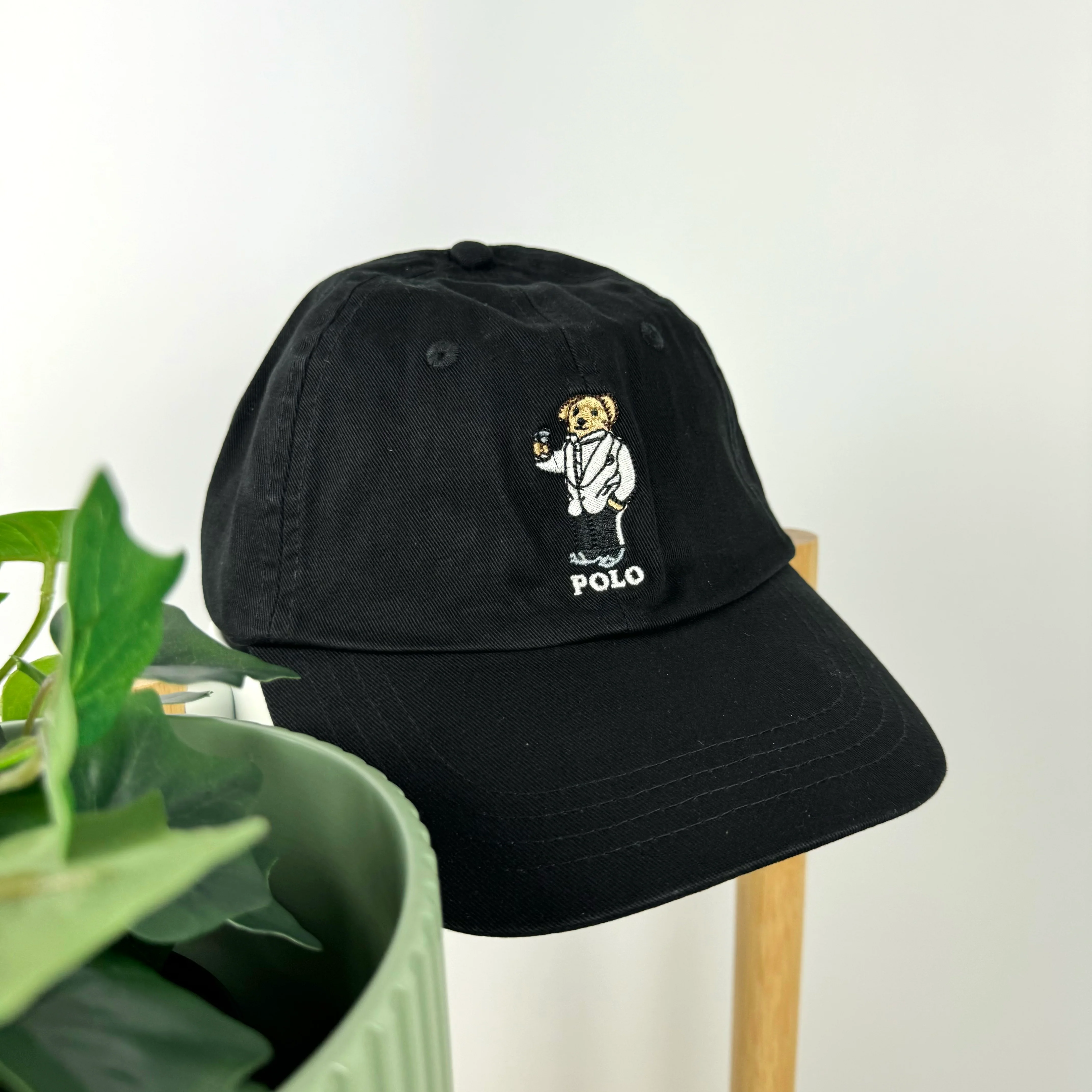 Polo Ralph Lauren Bear Cap in Black