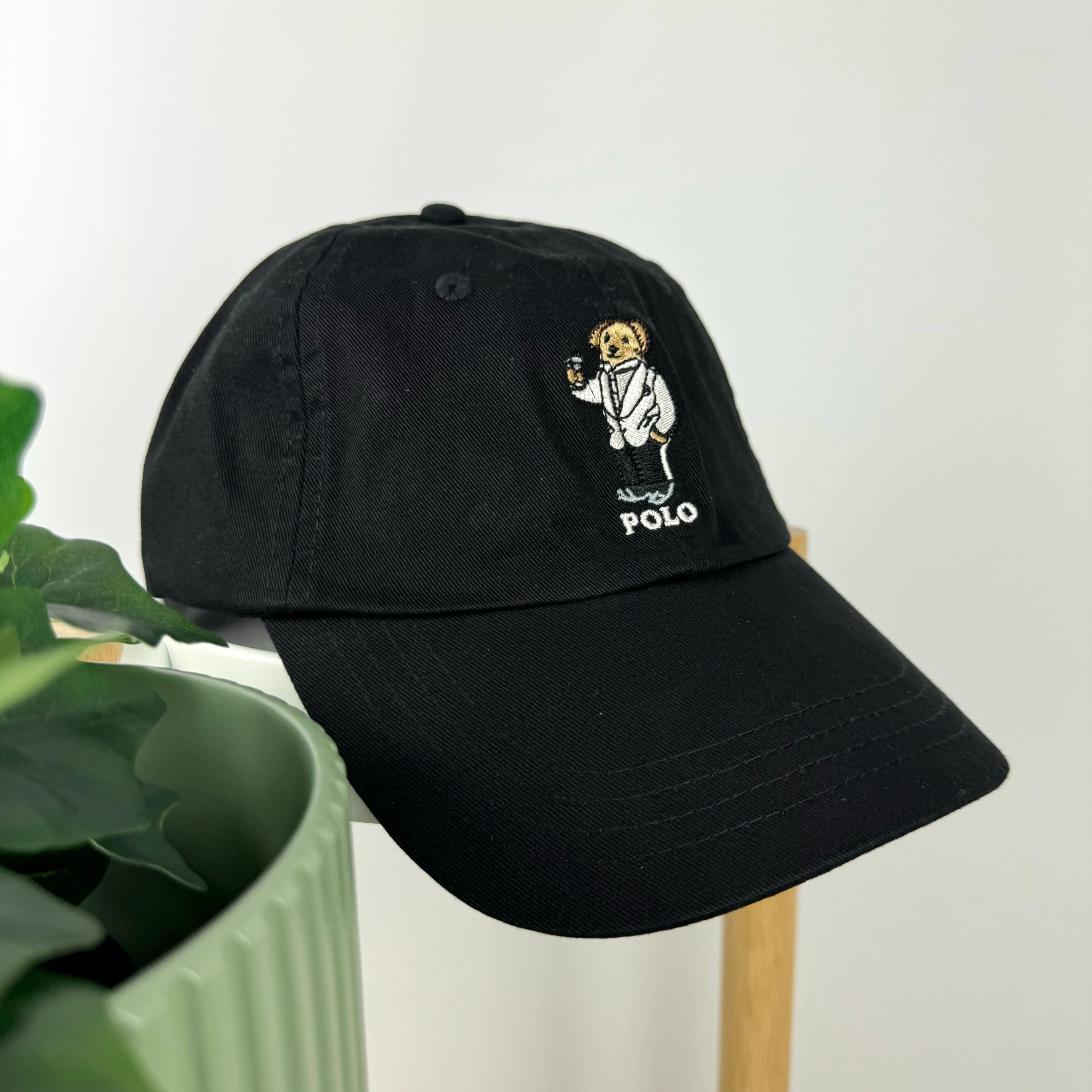 Polo Ralph Lauren Bear Cap in Black - Image 2