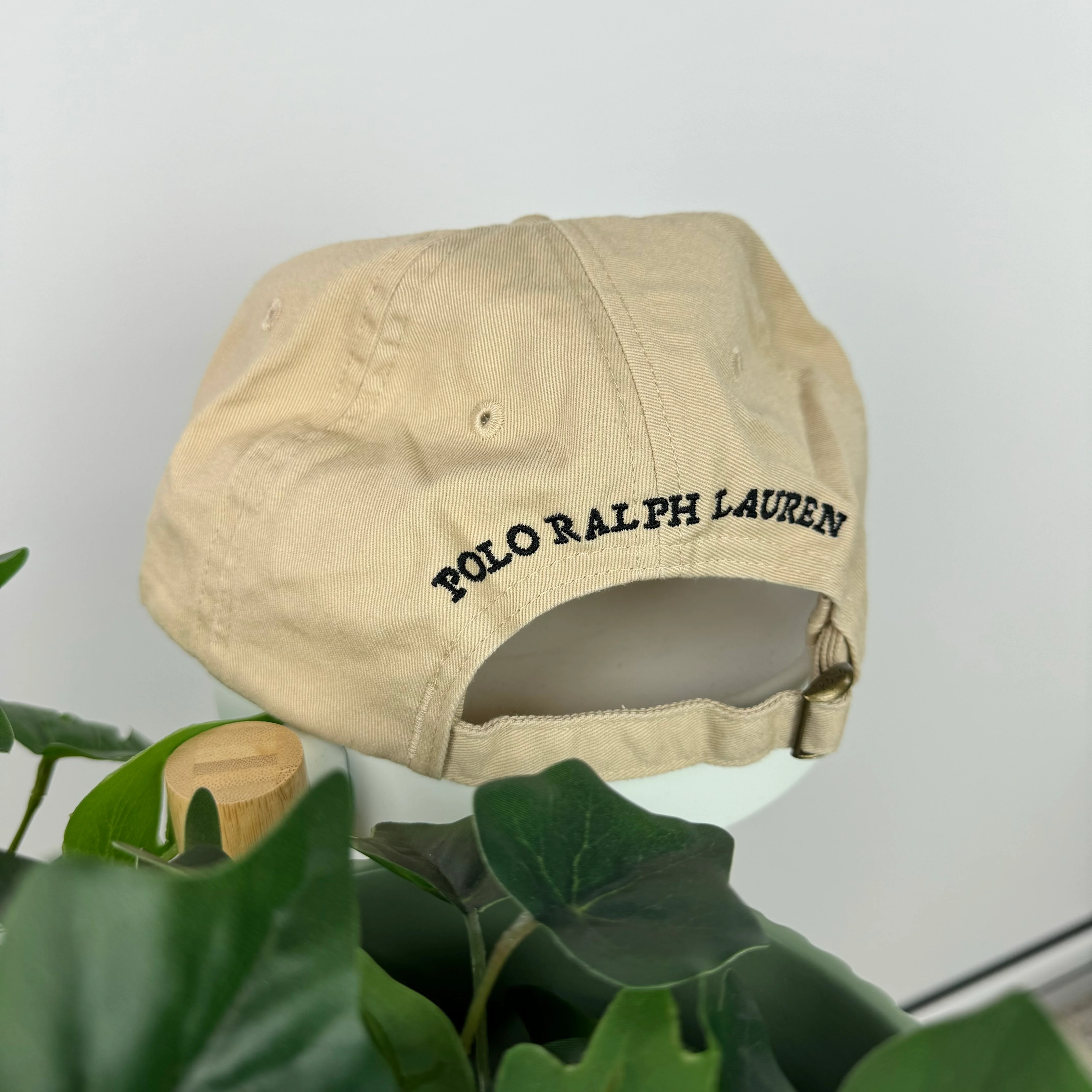 Polo Ralph Lauren Bear Cap in Tan - Image 3