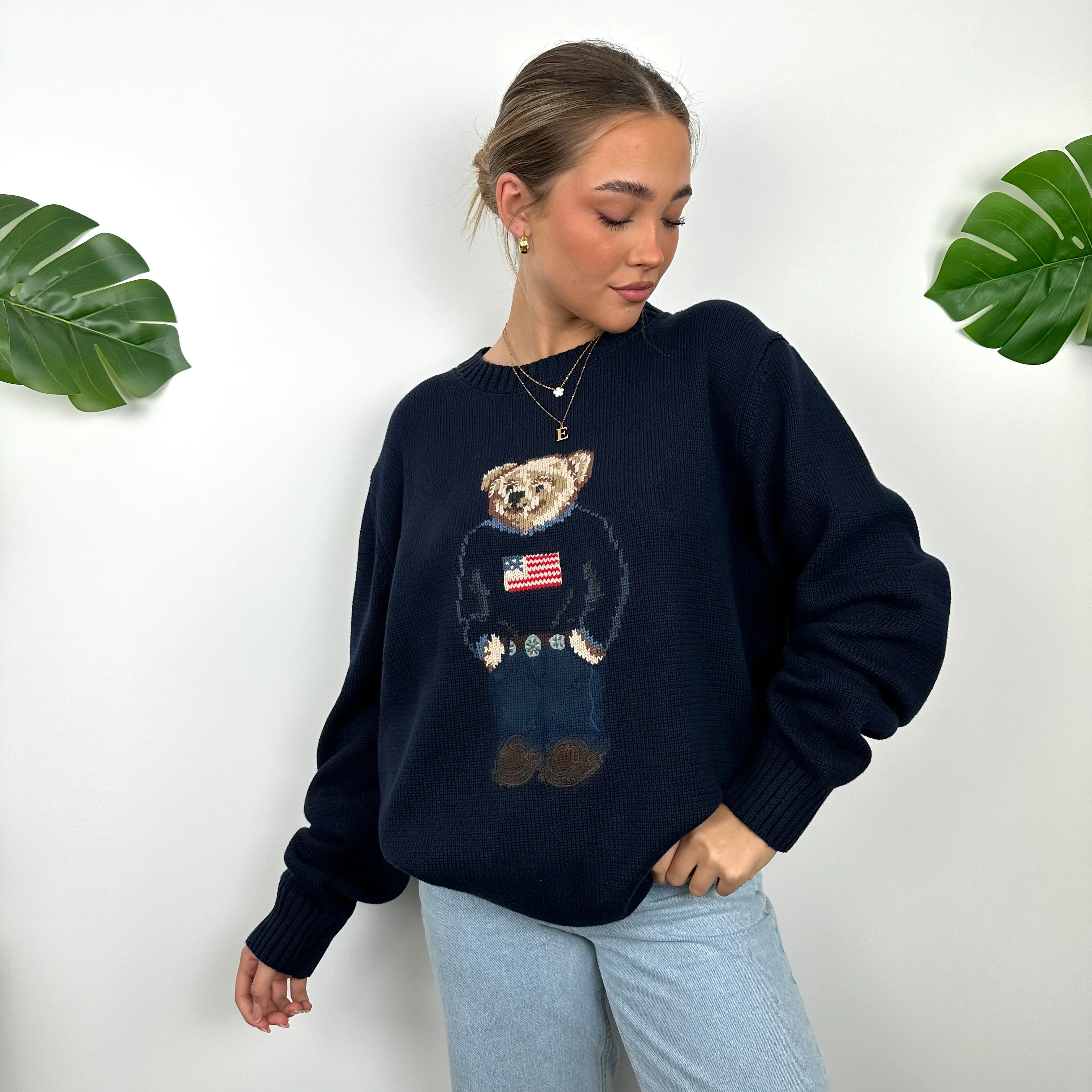 Polo Ralph Lauren Bear Knitted Sweater (L) - Image 3