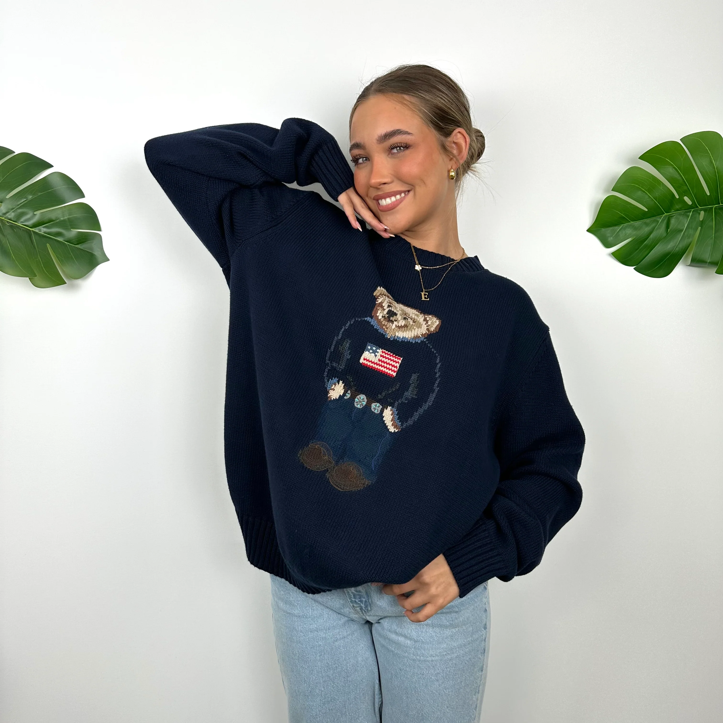 Polo Ralph Lauren Bear Knitted Sweater (L) - Image 7
