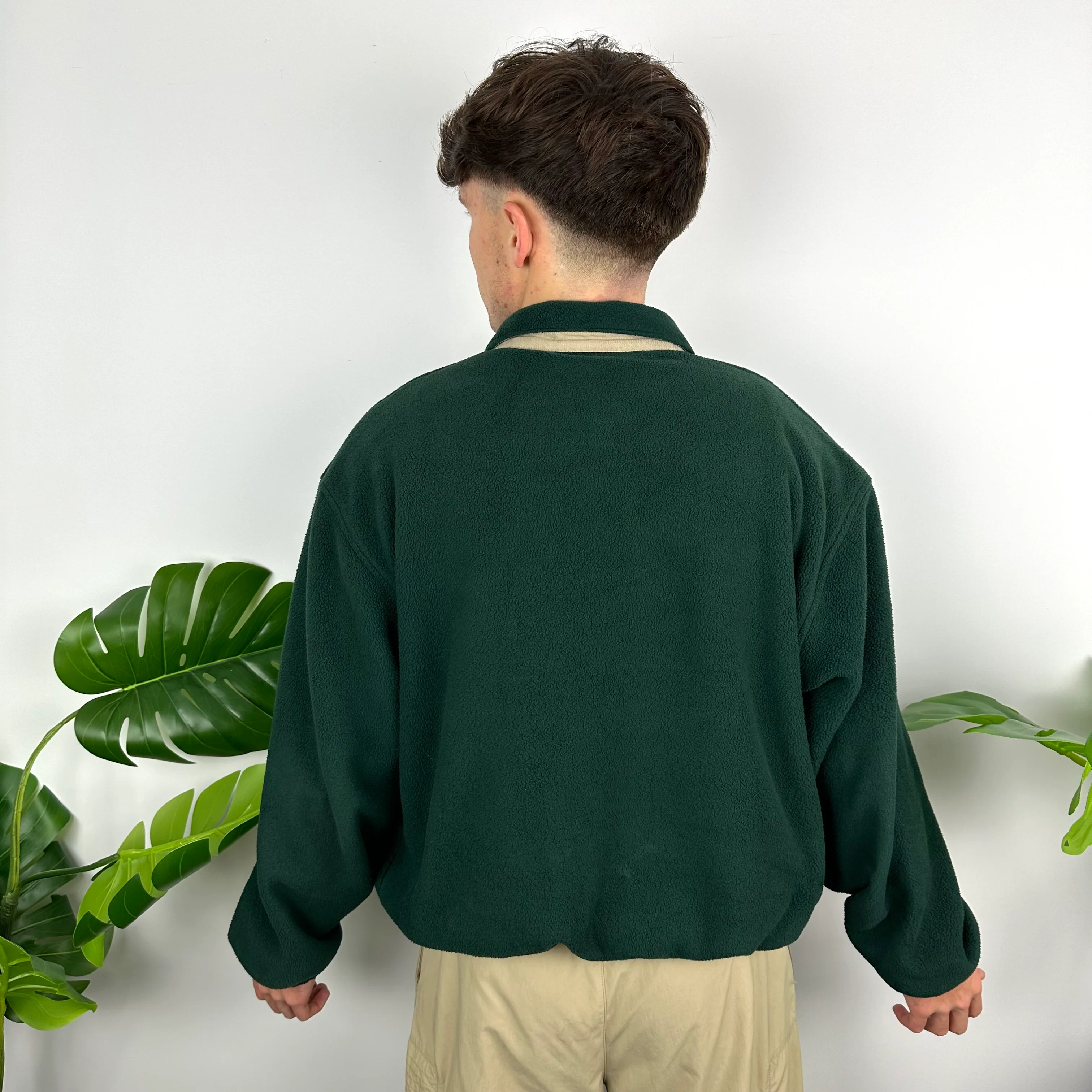 Polo Ralph Lauren Green Embroidered Logo Teddy Bear Fleece Jacket (M) - Image 4
