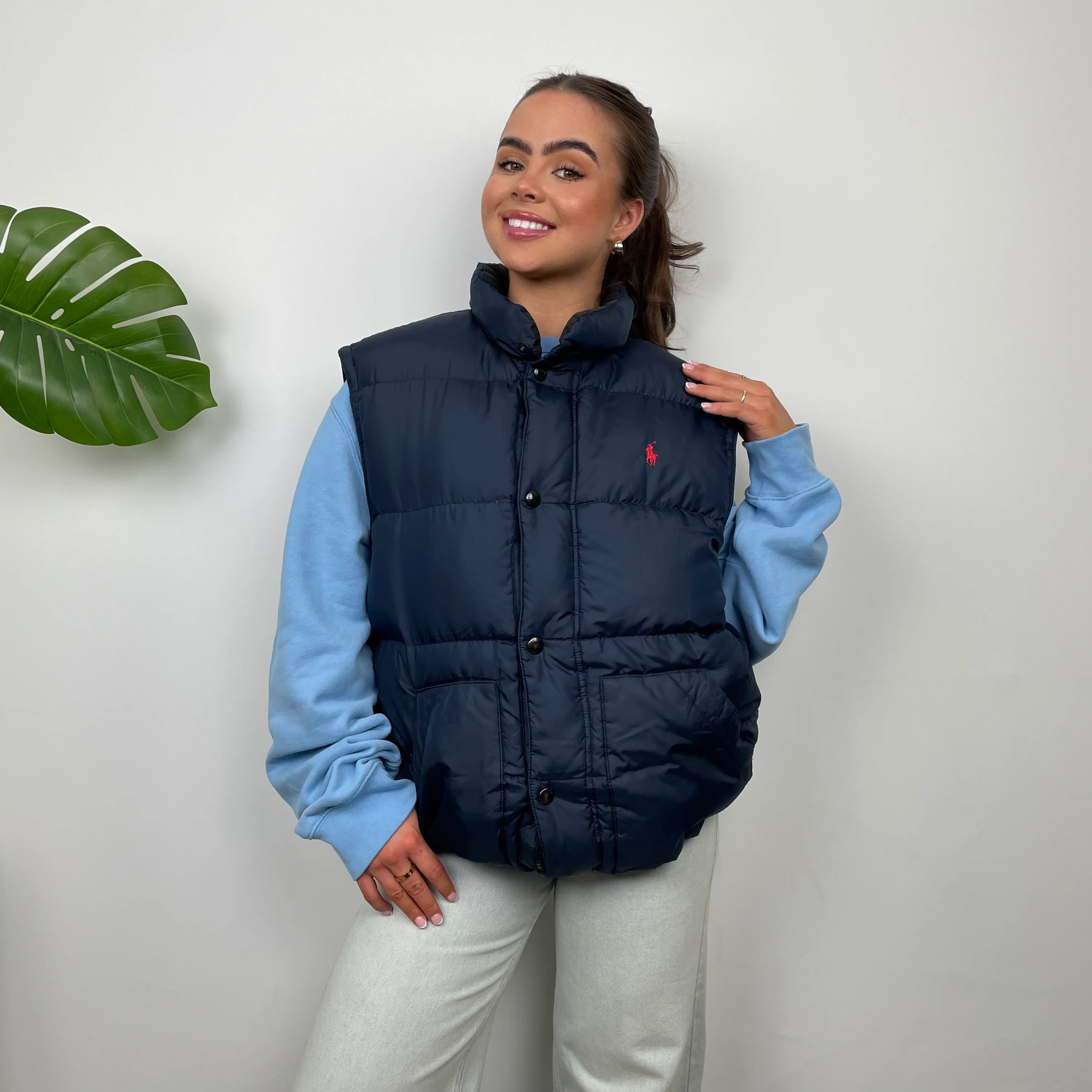 Polo Ralph Lauren RARE Navy Puffer Gilet (L) - Image 10