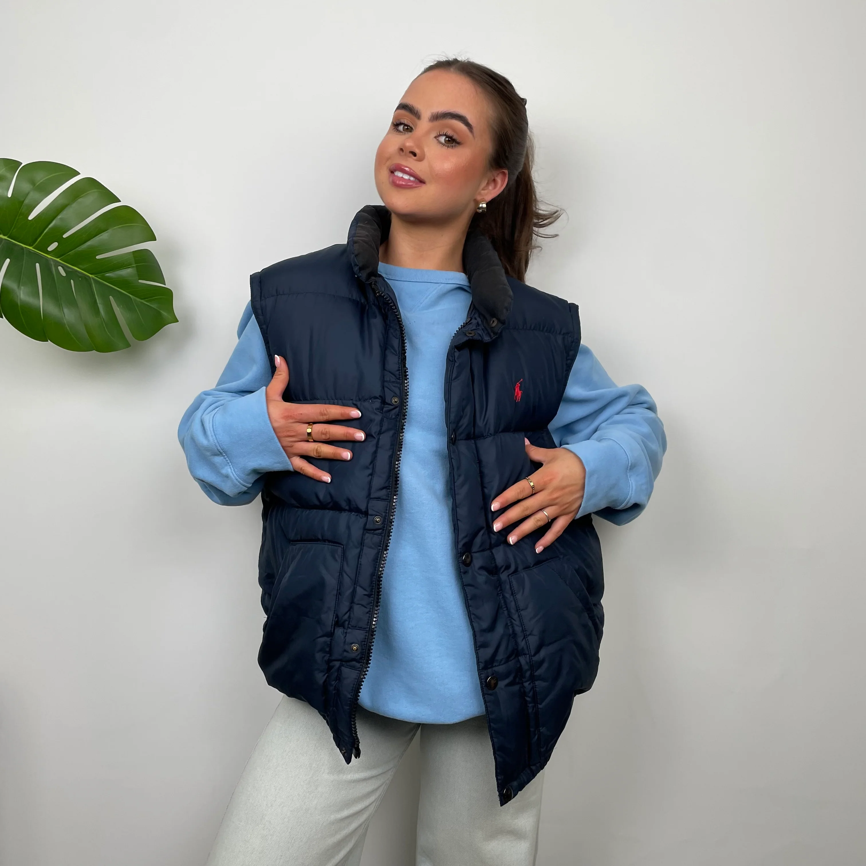 Polo Ralph Lauren RARE Navy Puffer Gilet (L) - Image 9
