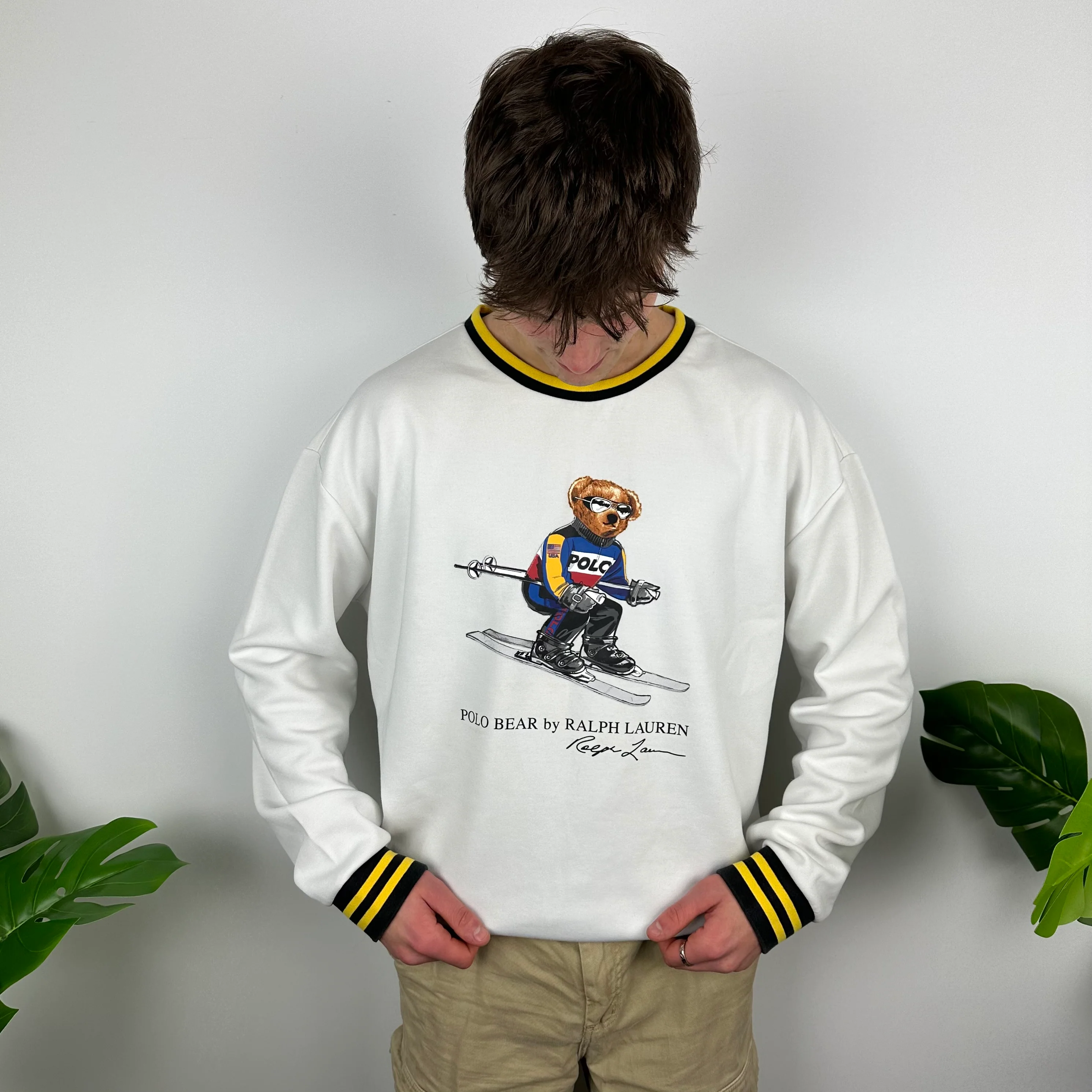 Polo Ralph Lauren White Spell Out Sweatshirt (XL) - Image 6