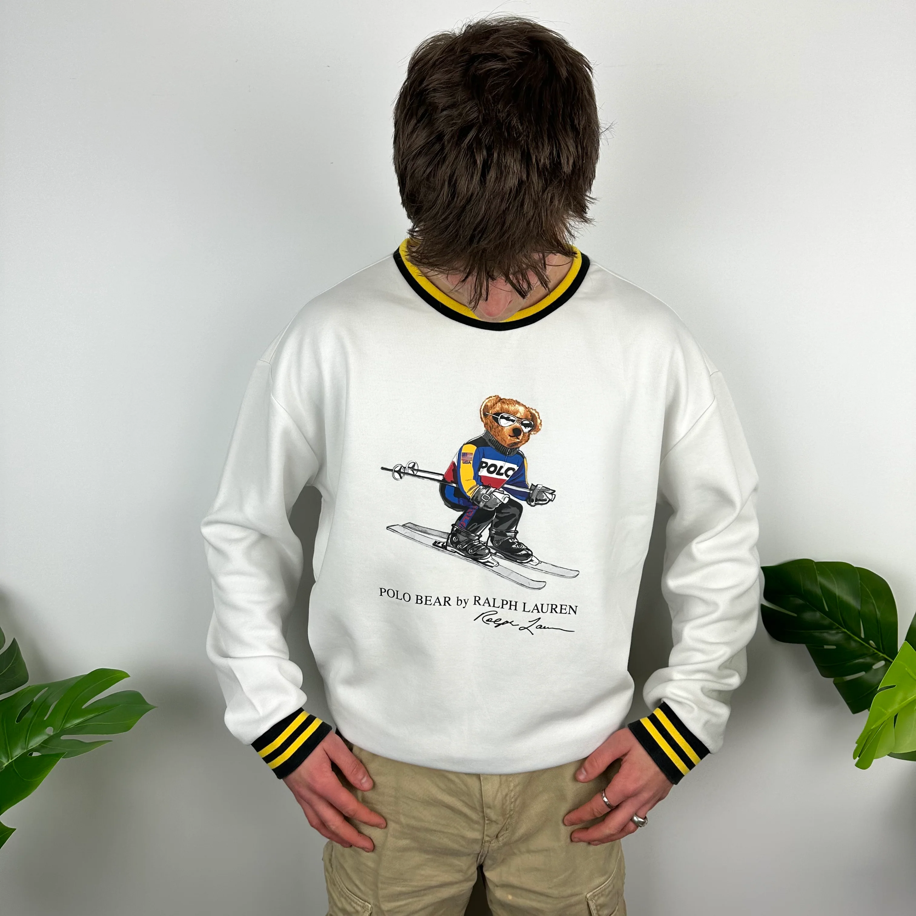 Polo Ralph Lauren White Spell Out Sweatshirt (XL) - Image 8
