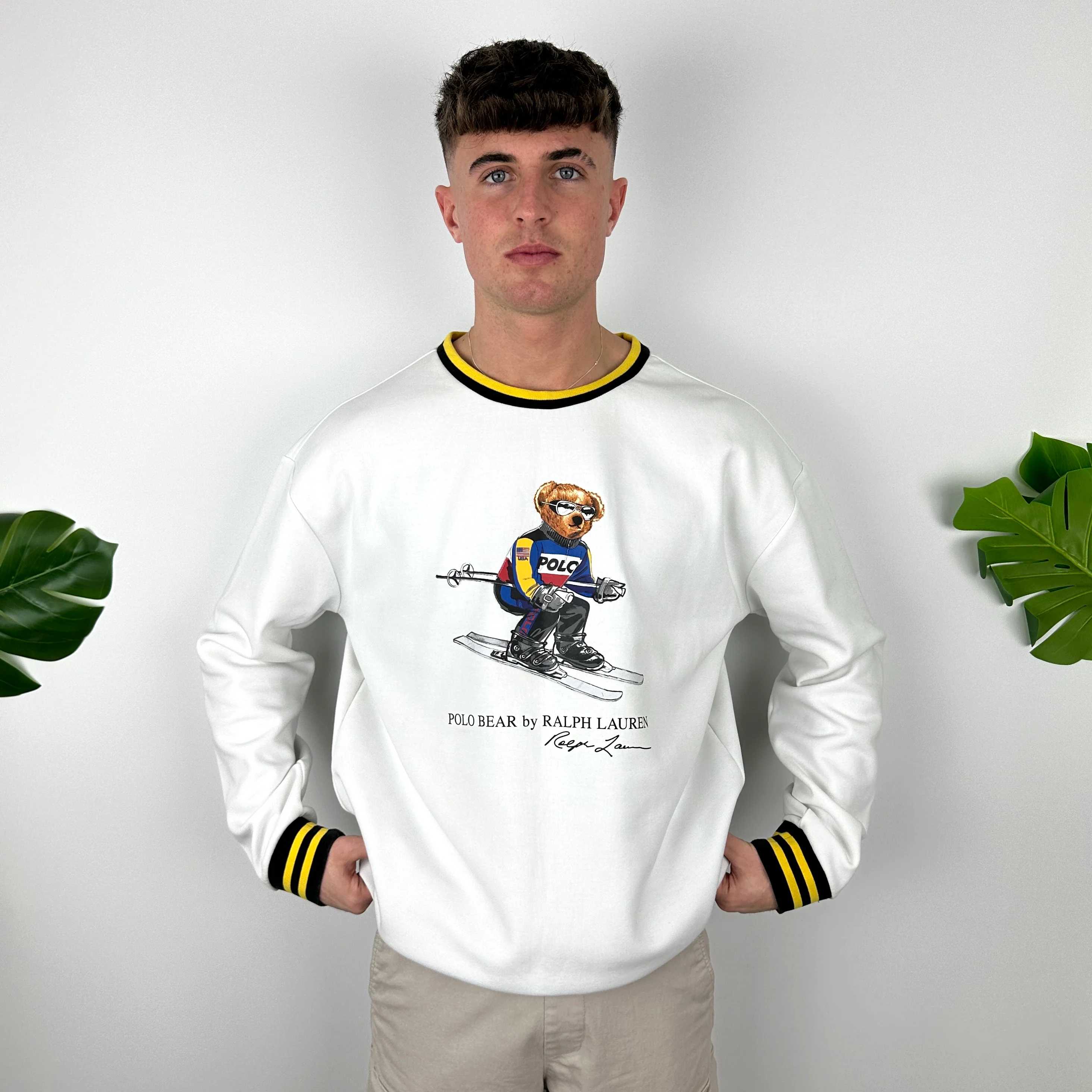 Polo Ralph Lauren White Spell Out Sweatshirt (XL) - Image 7