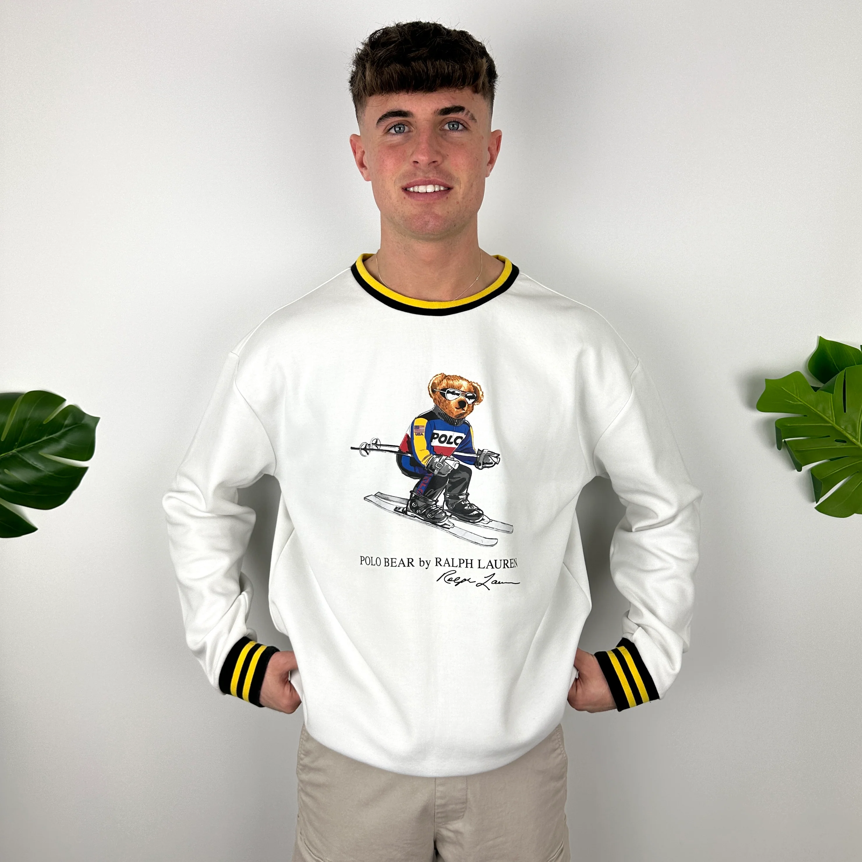 Polo Ralph Lauren White Spell Out Sweatshirt (XL) - Image 8