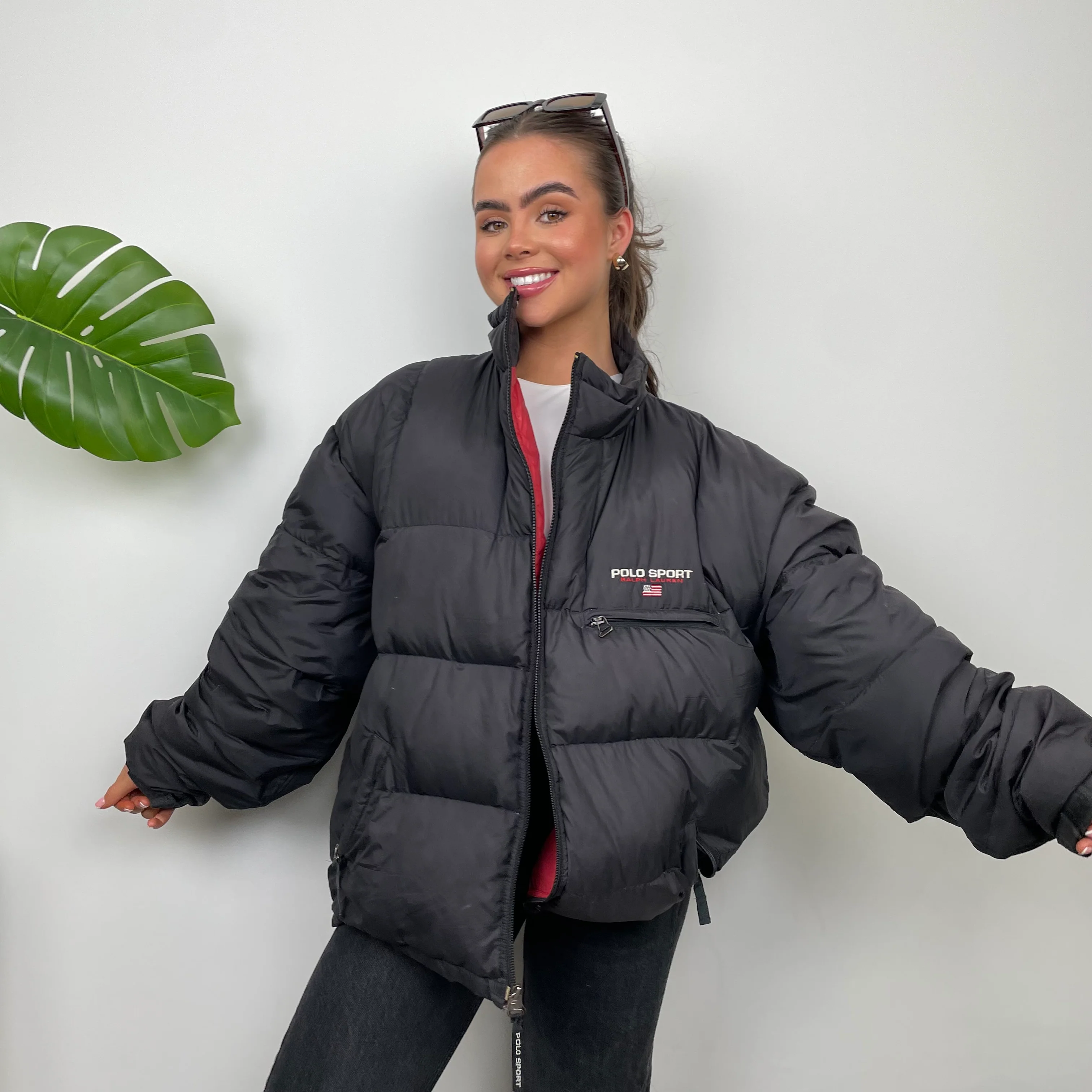 Polo Sport Ralph Lauren RARE Black Puffer Jacket (L) - Image 5