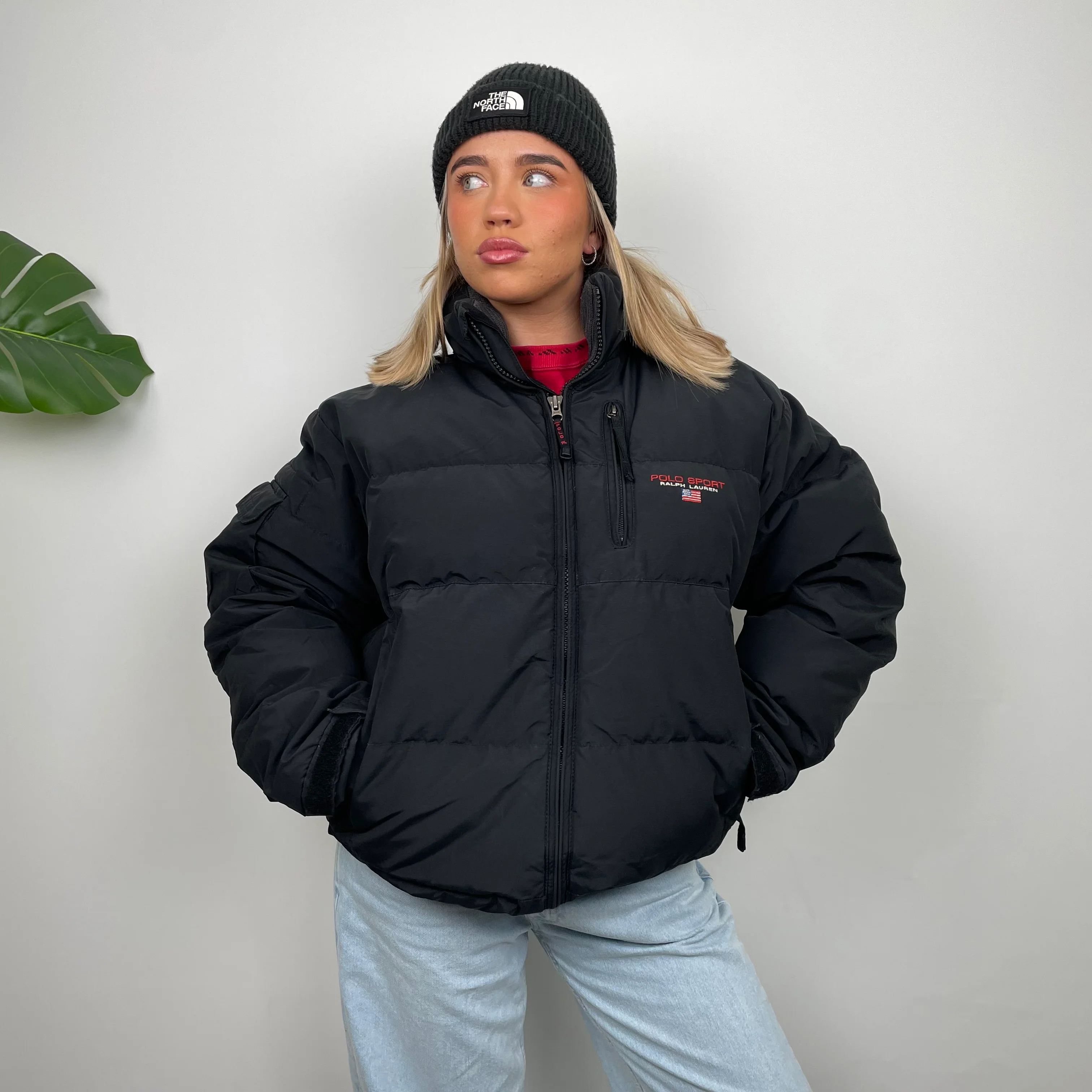 Polo Sport Ralph Lauren RARE Black Puffer Jacket (XL)
