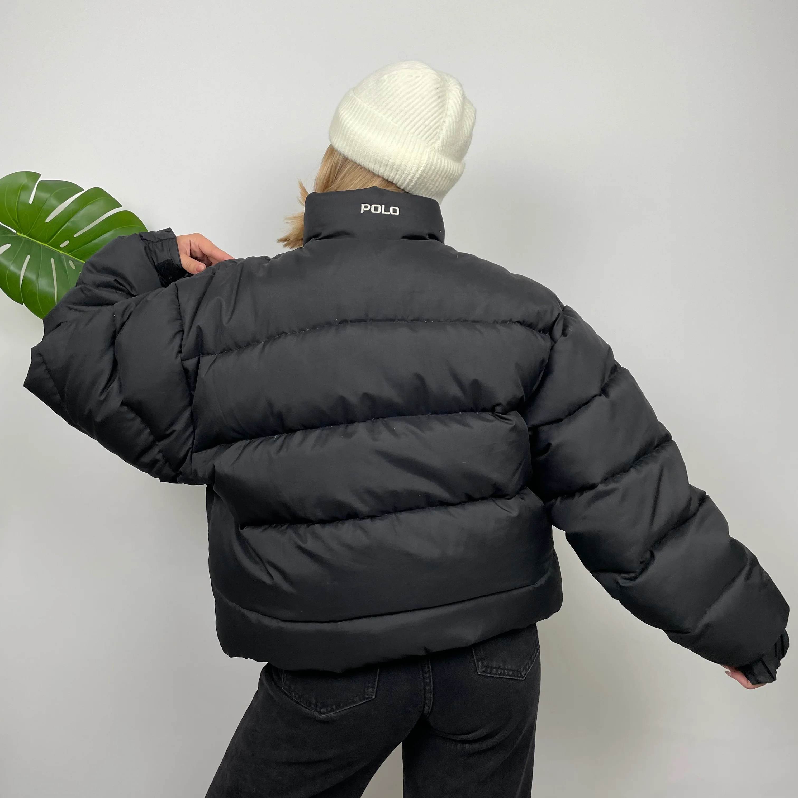 Polo Sport Ralph Lauren RARE Black Puffer Jacket (L) - Image 6
