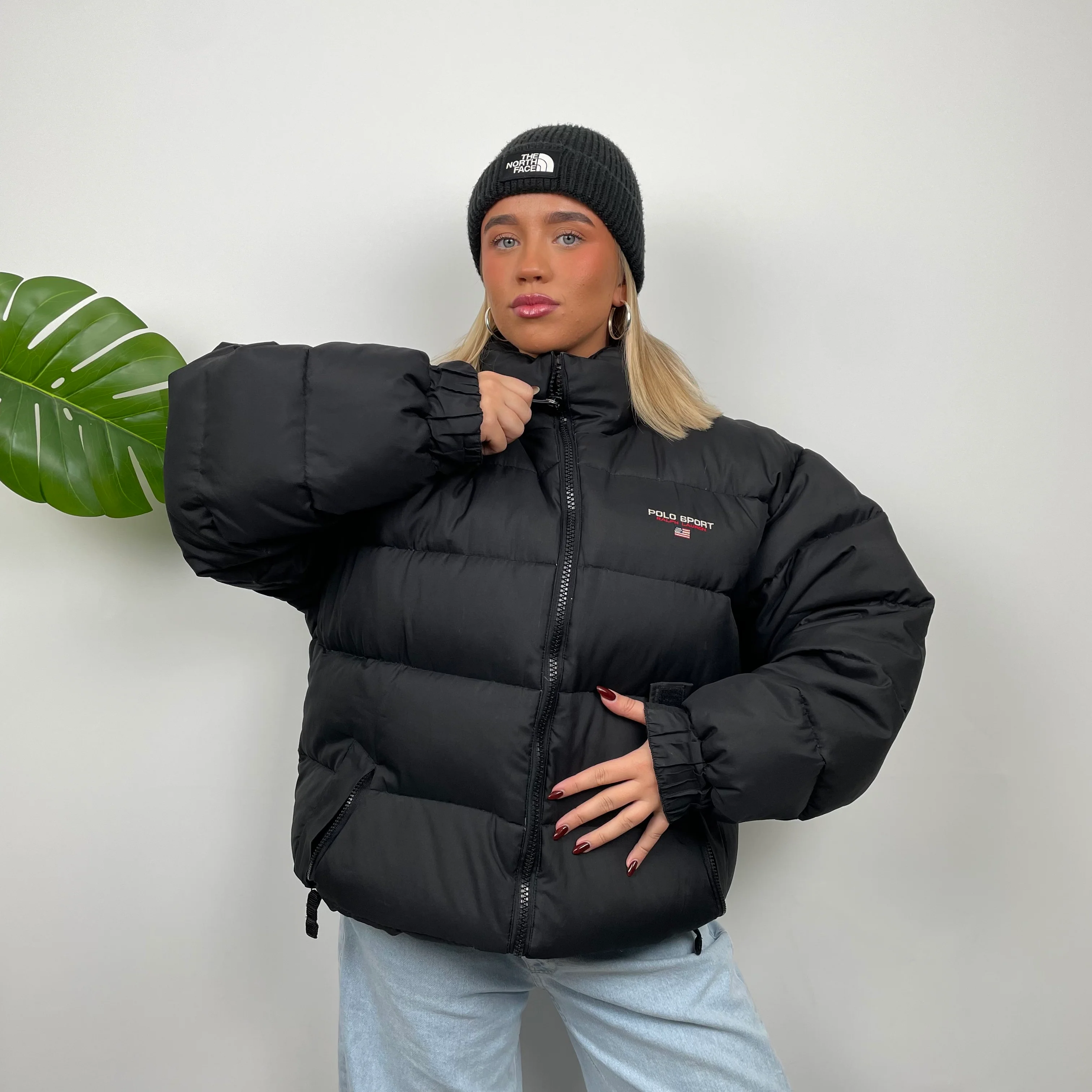 Polo Sport Ralph Lauren RARE Black Puffer Jacket (L) - Image 2