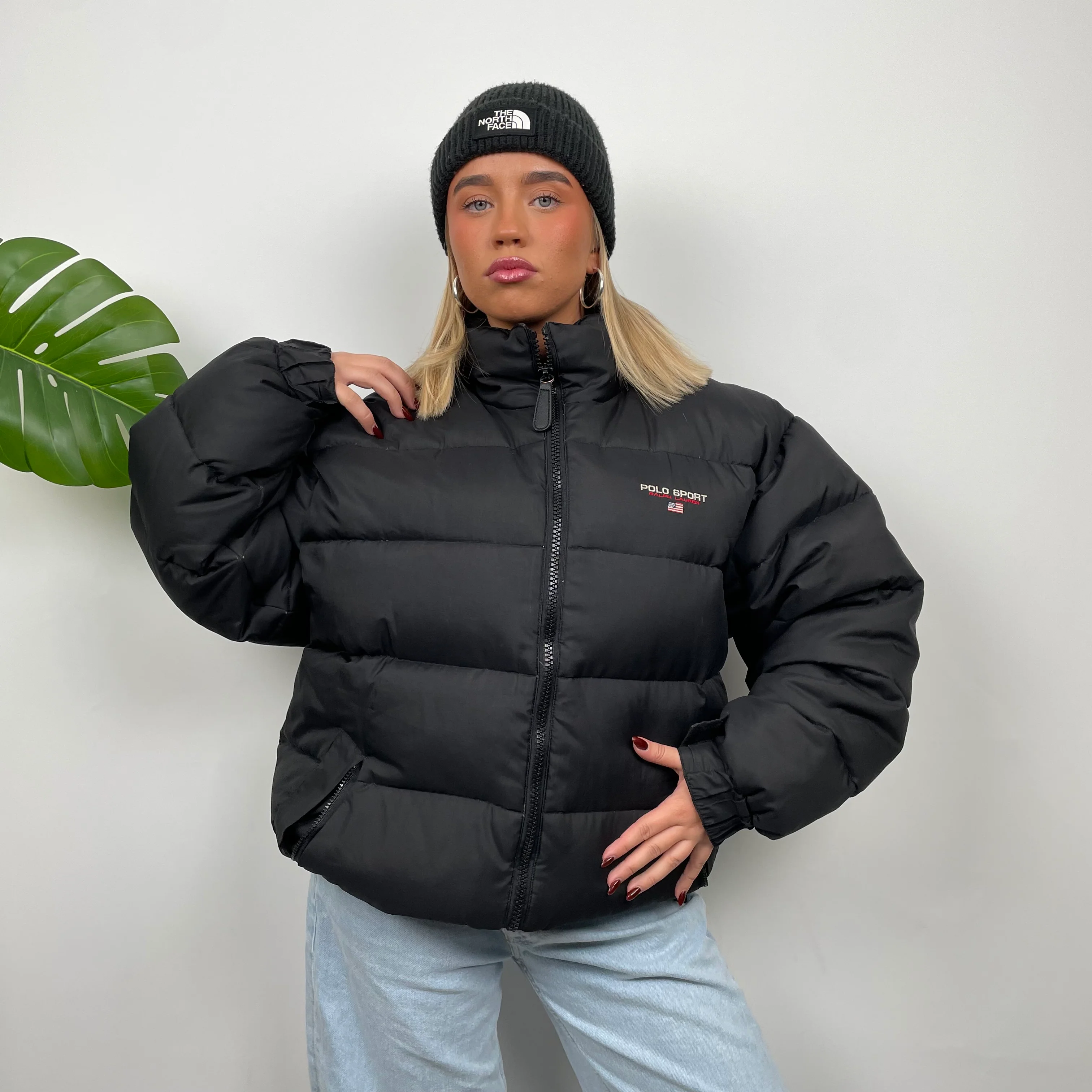 Polo Sport Ralph Lauren RARE Black Puffer Jacket (L) - Image 3
