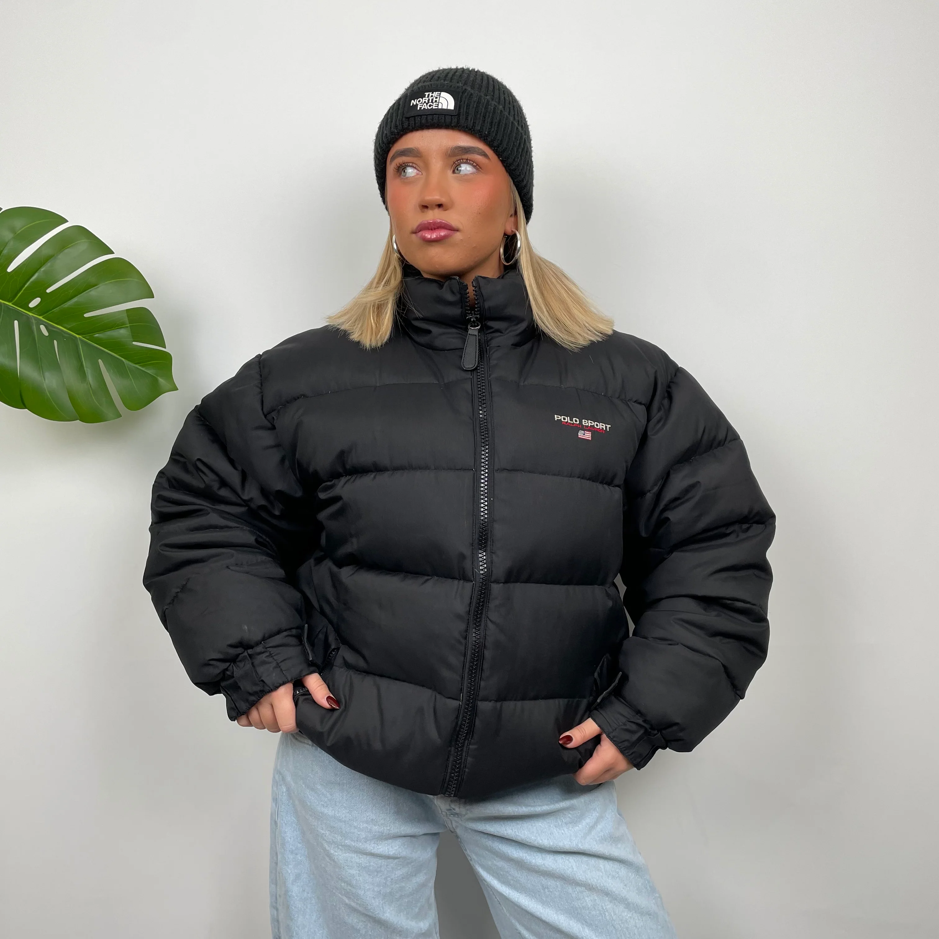 Polo Sport Ralph Lauren RARE Black Puffer Jacket (L) - Image 4