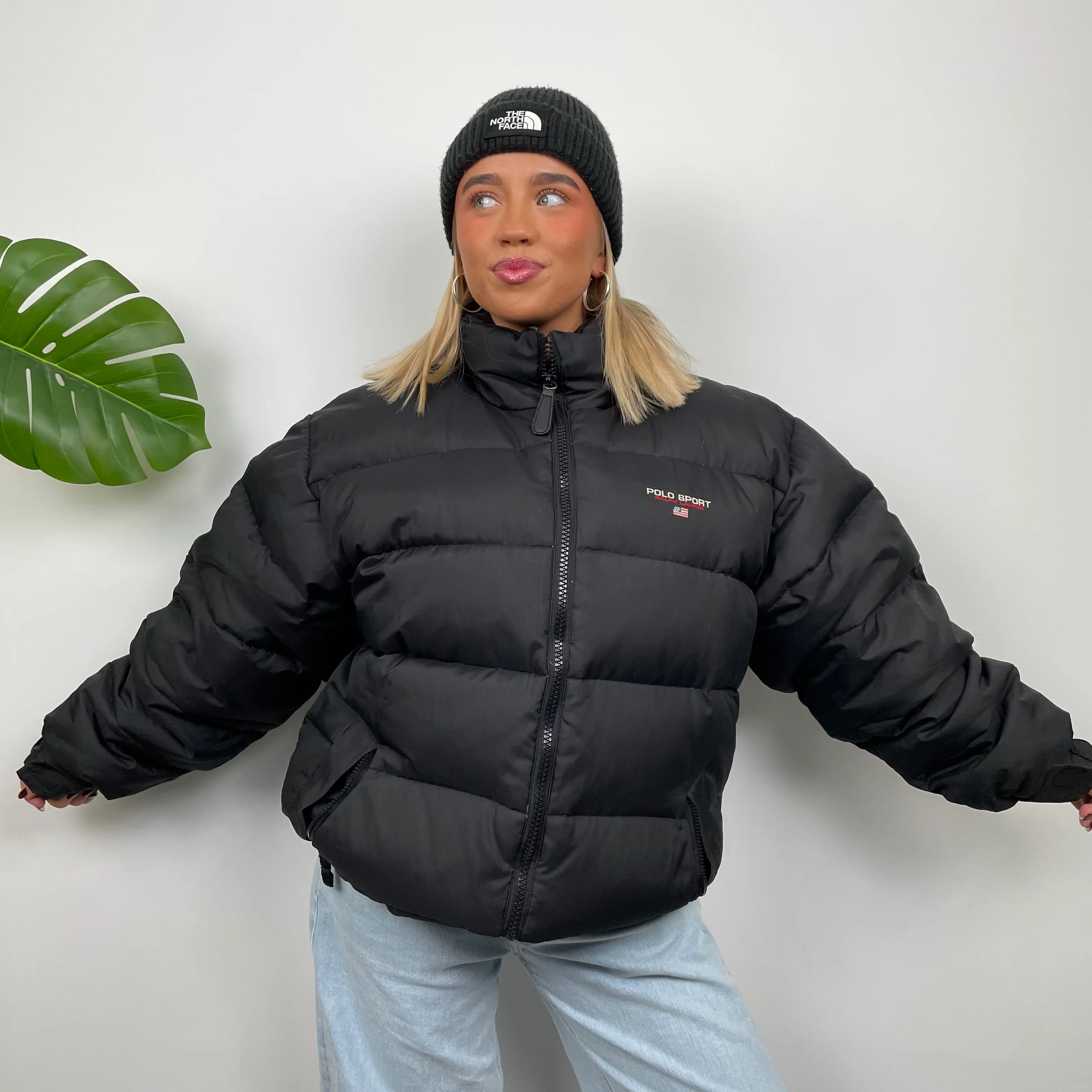 Polo Sport Ralph Lauren RARE Black Puffer Jacket (L) - Image 6