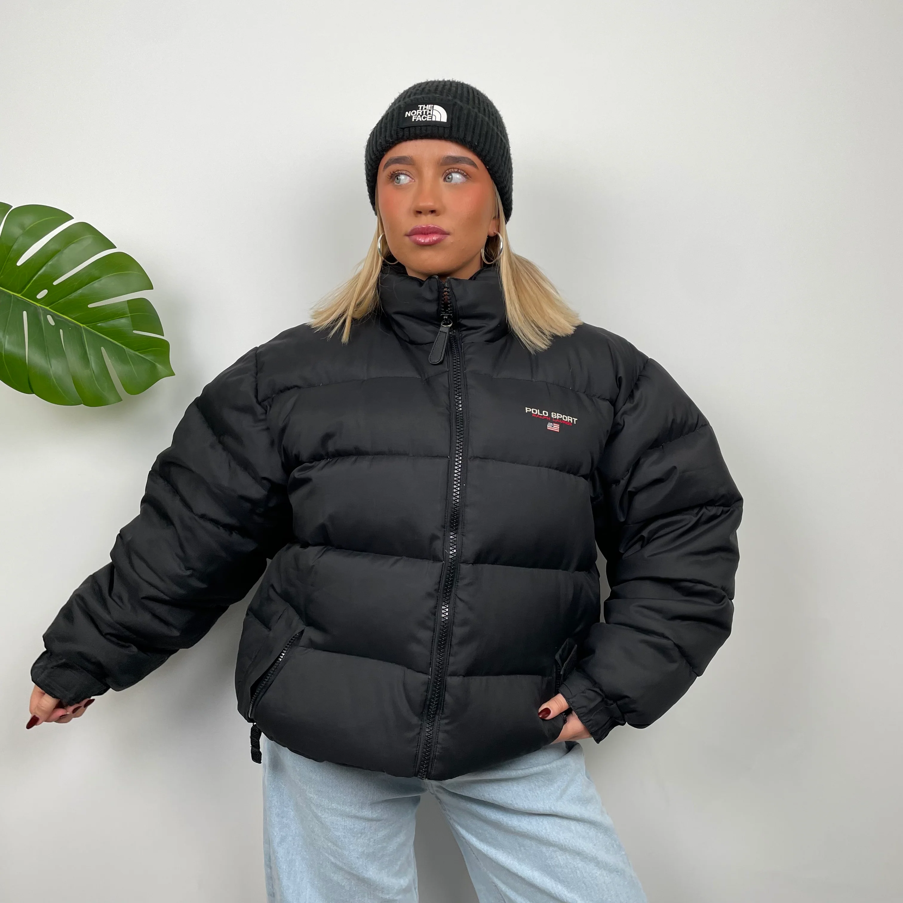Polo Sport Ralph Lauren RARE Black Puffer Jacket (L) - Image 7