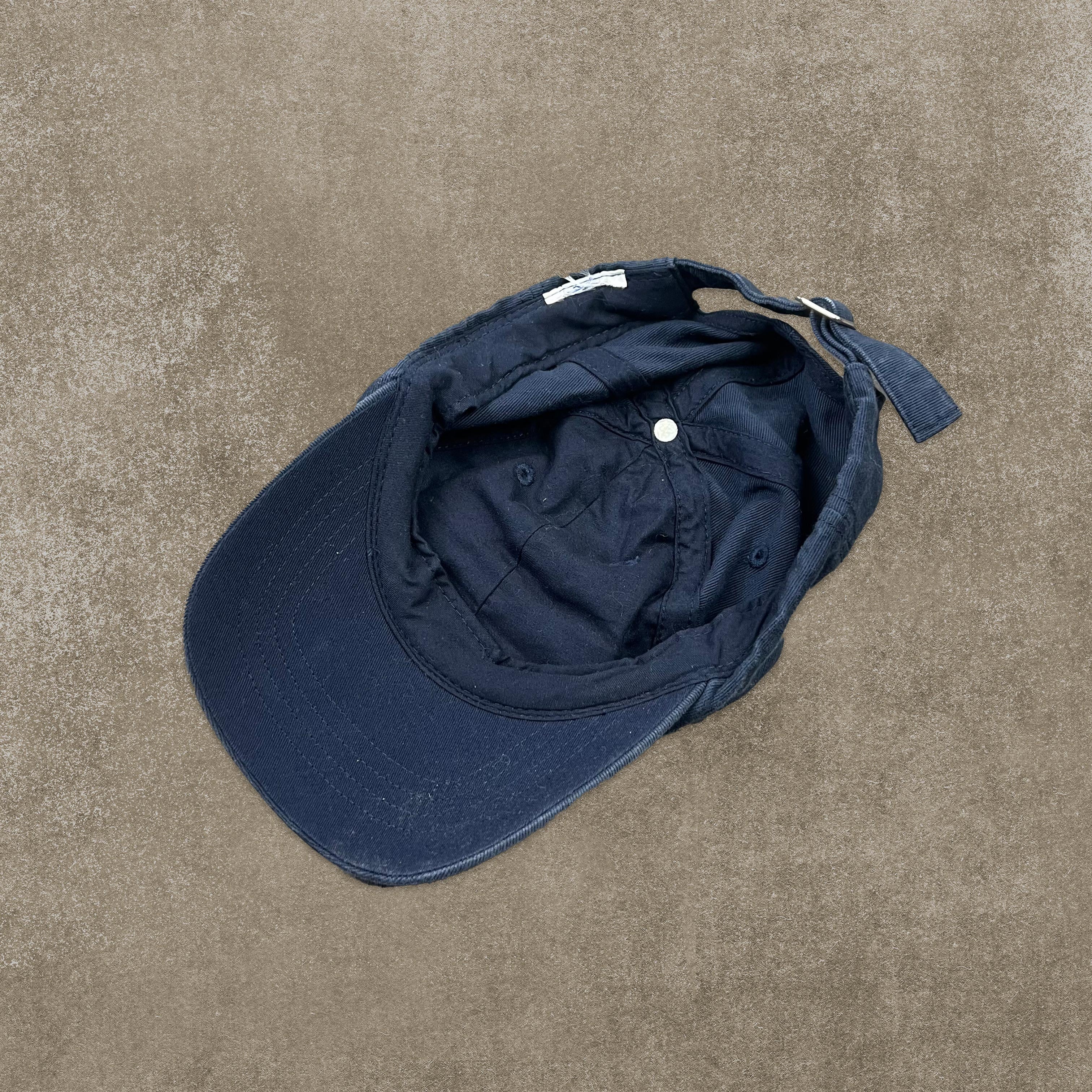 Reebok RARE Navy Embroidered Spell Out Cap - Image 3