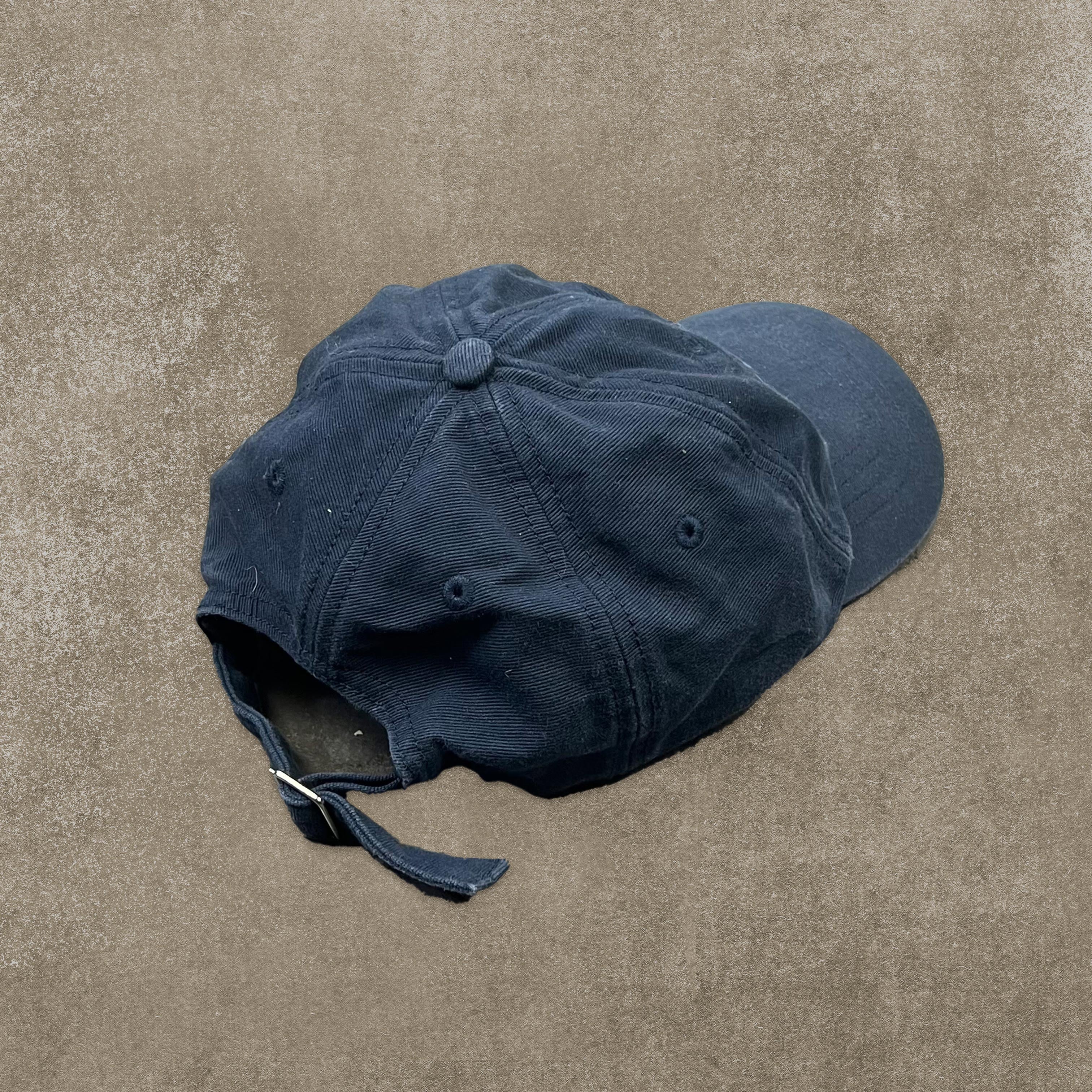 Reebok RARE Navy Embroidered Spell Out Cap - Image 4