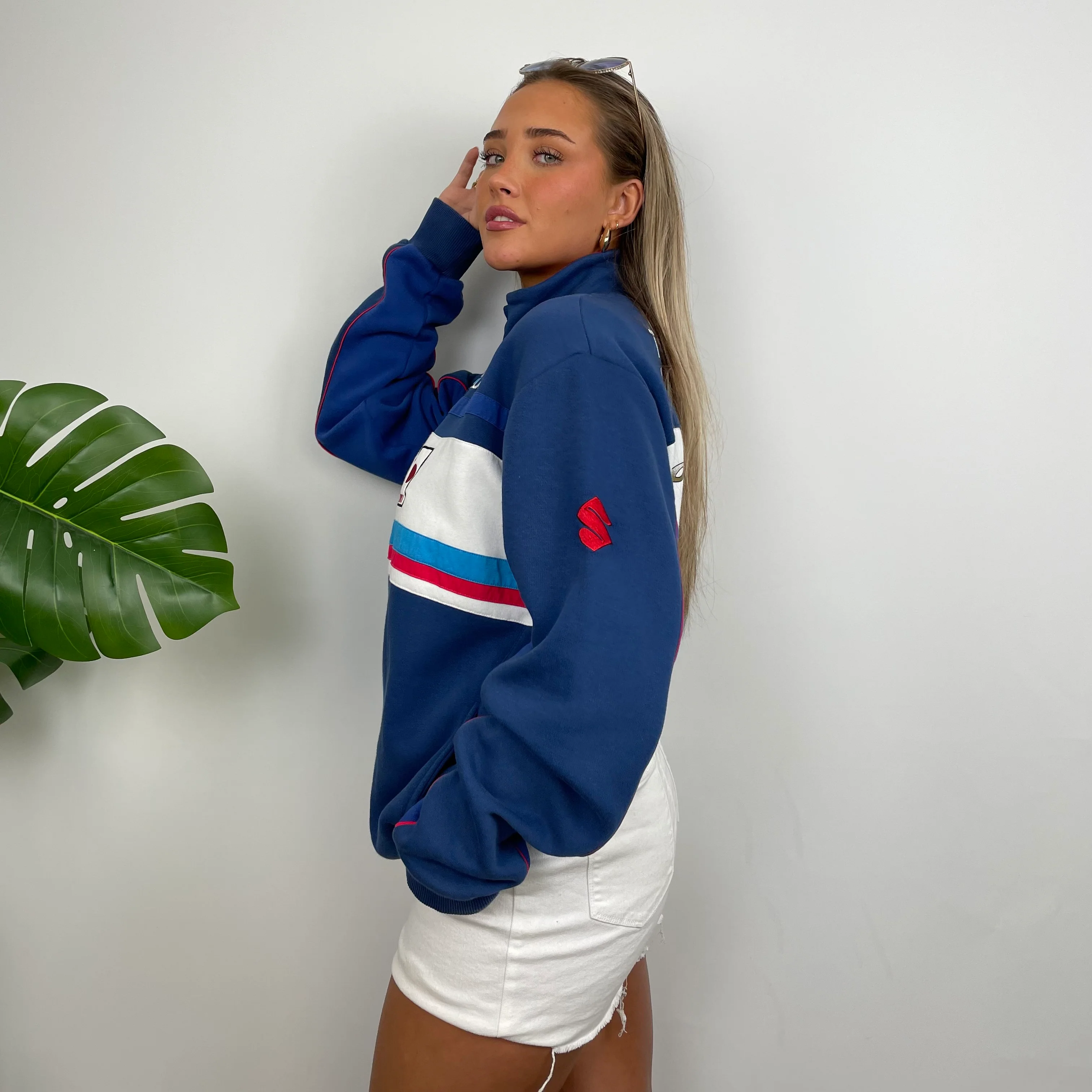 Suzuki Racing Blue Embroidered Spell Out Zip Up Jacket (XL) - Image 10