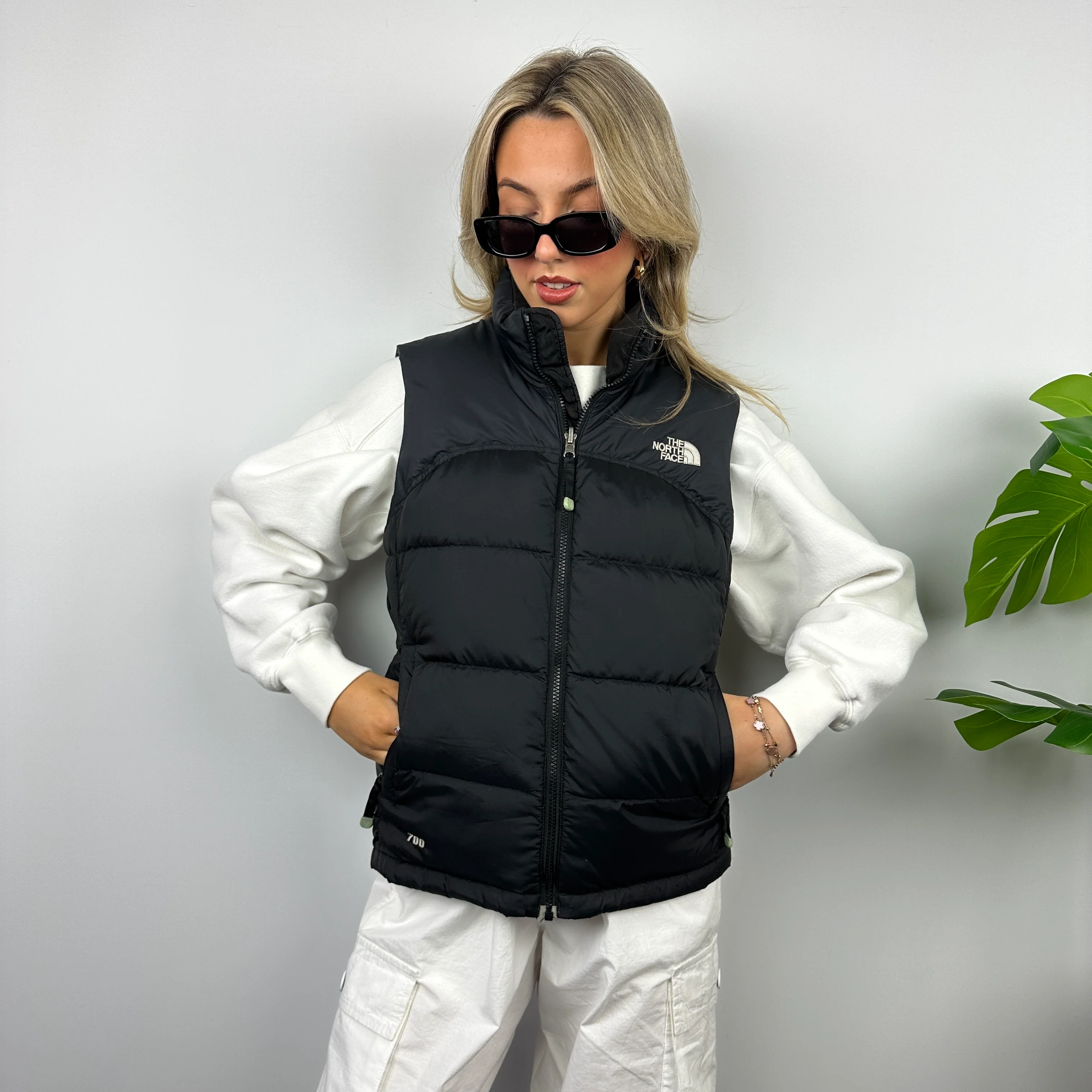 The North Face Black Nuptse 700 Puffer Gilet (S) - Image 7