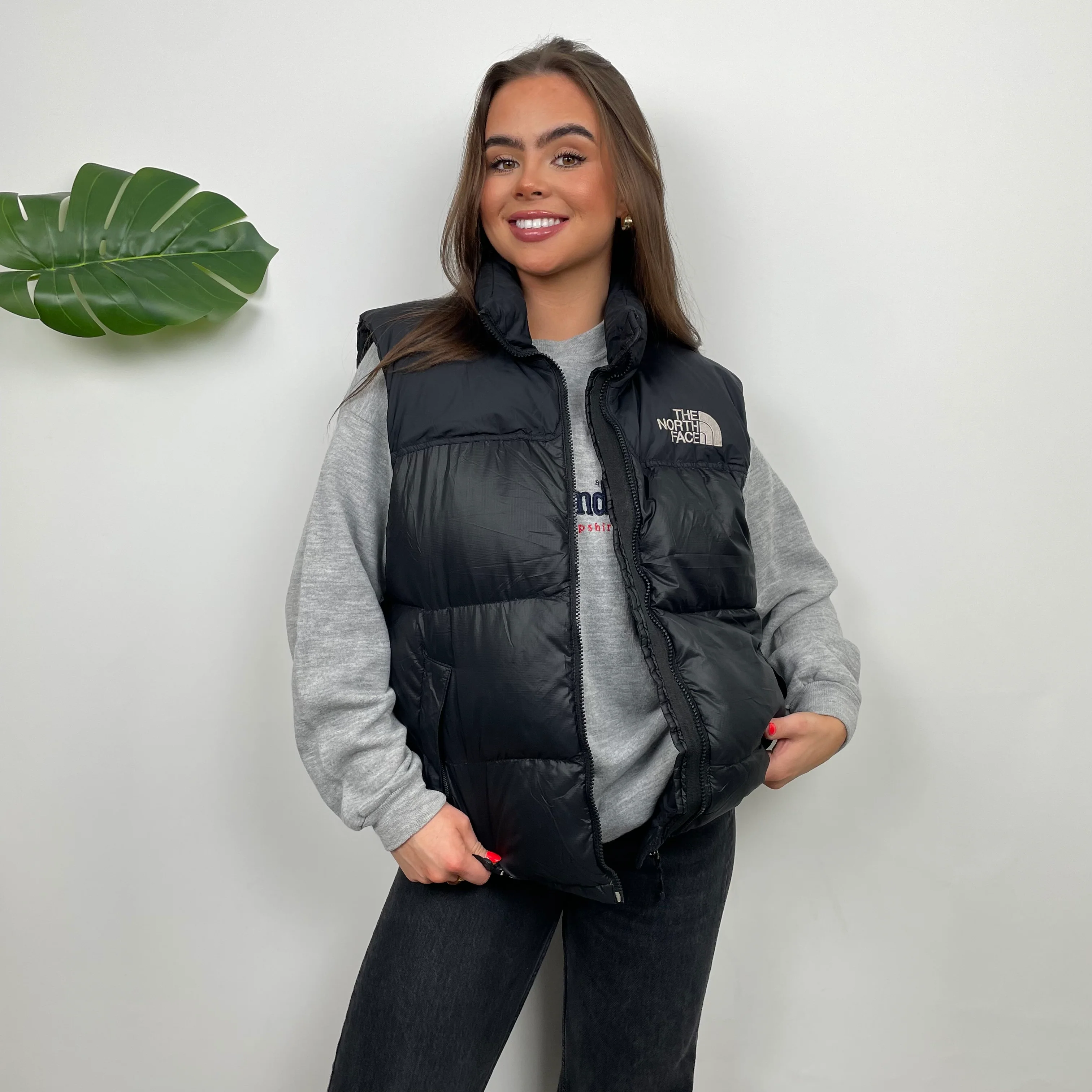 The North Face Black Puffer Gilet (S) - Image 3