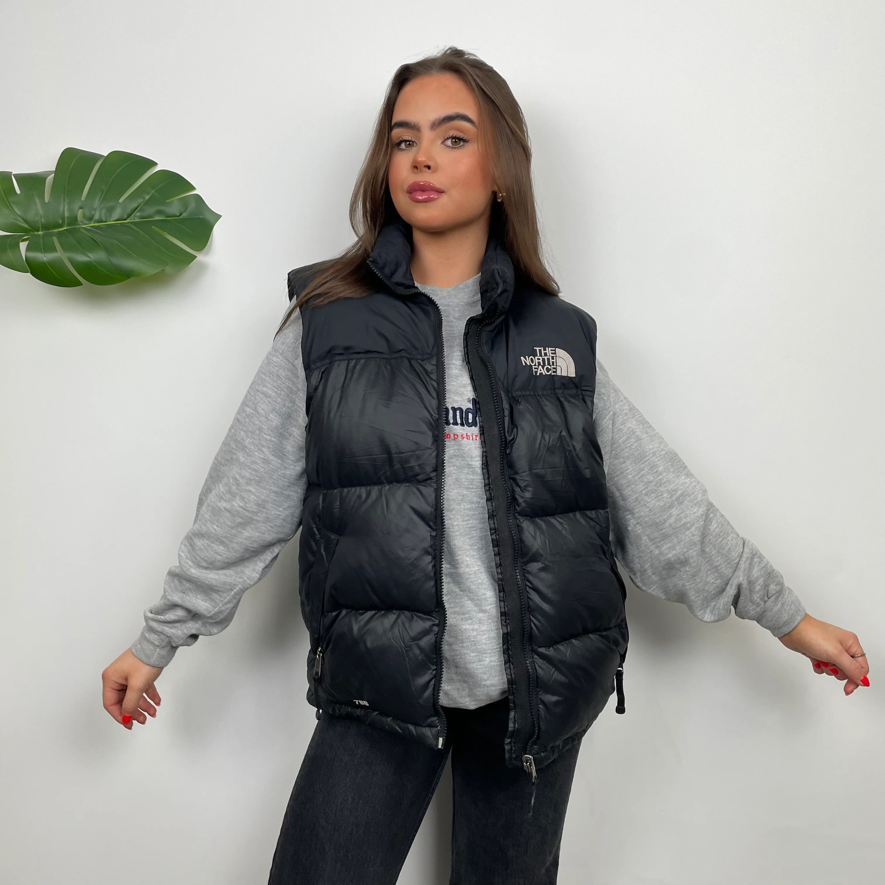 The North Face Black Puffer Gilet (S) - Image 5