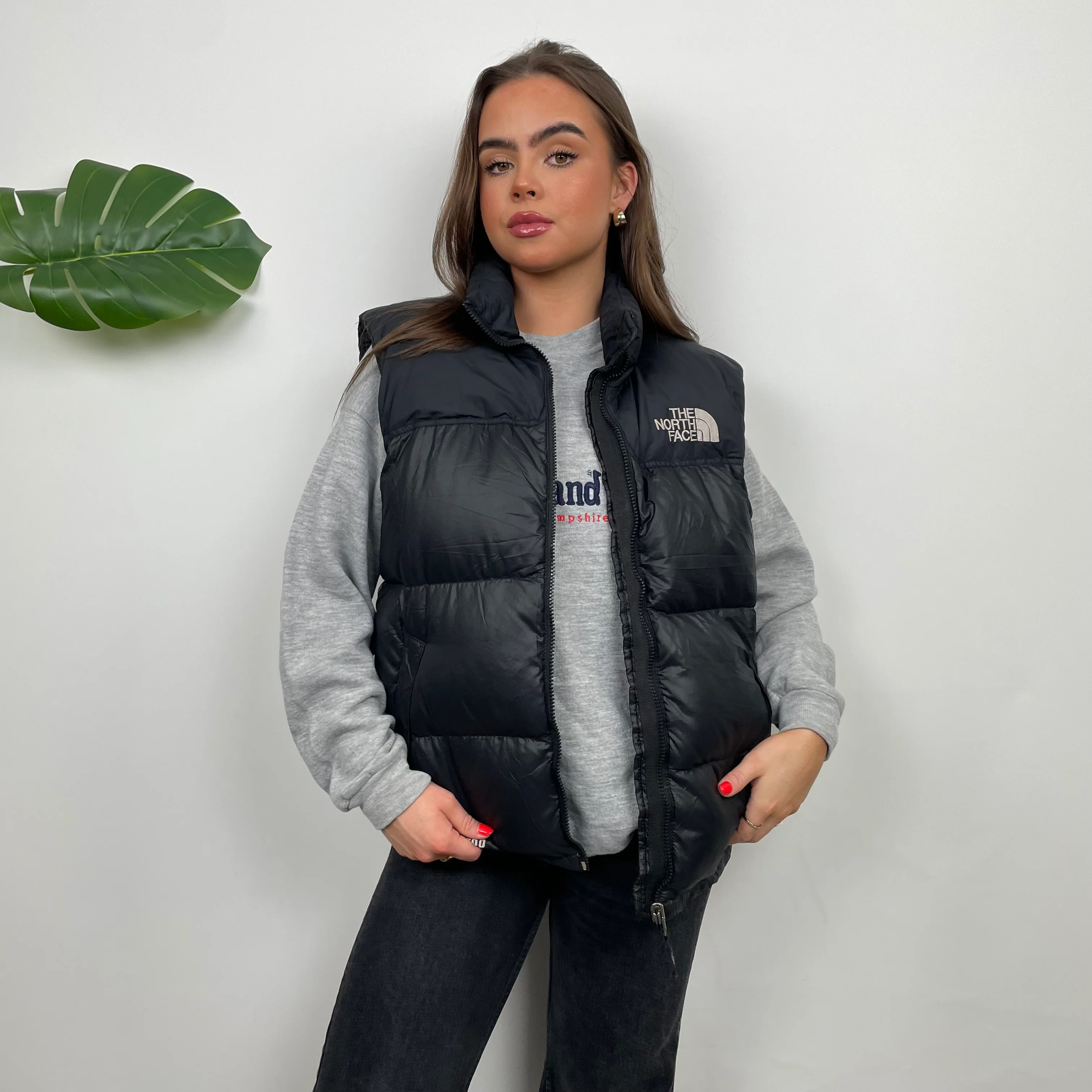 The North Face Black Puffer Gilet (S) - Image 7