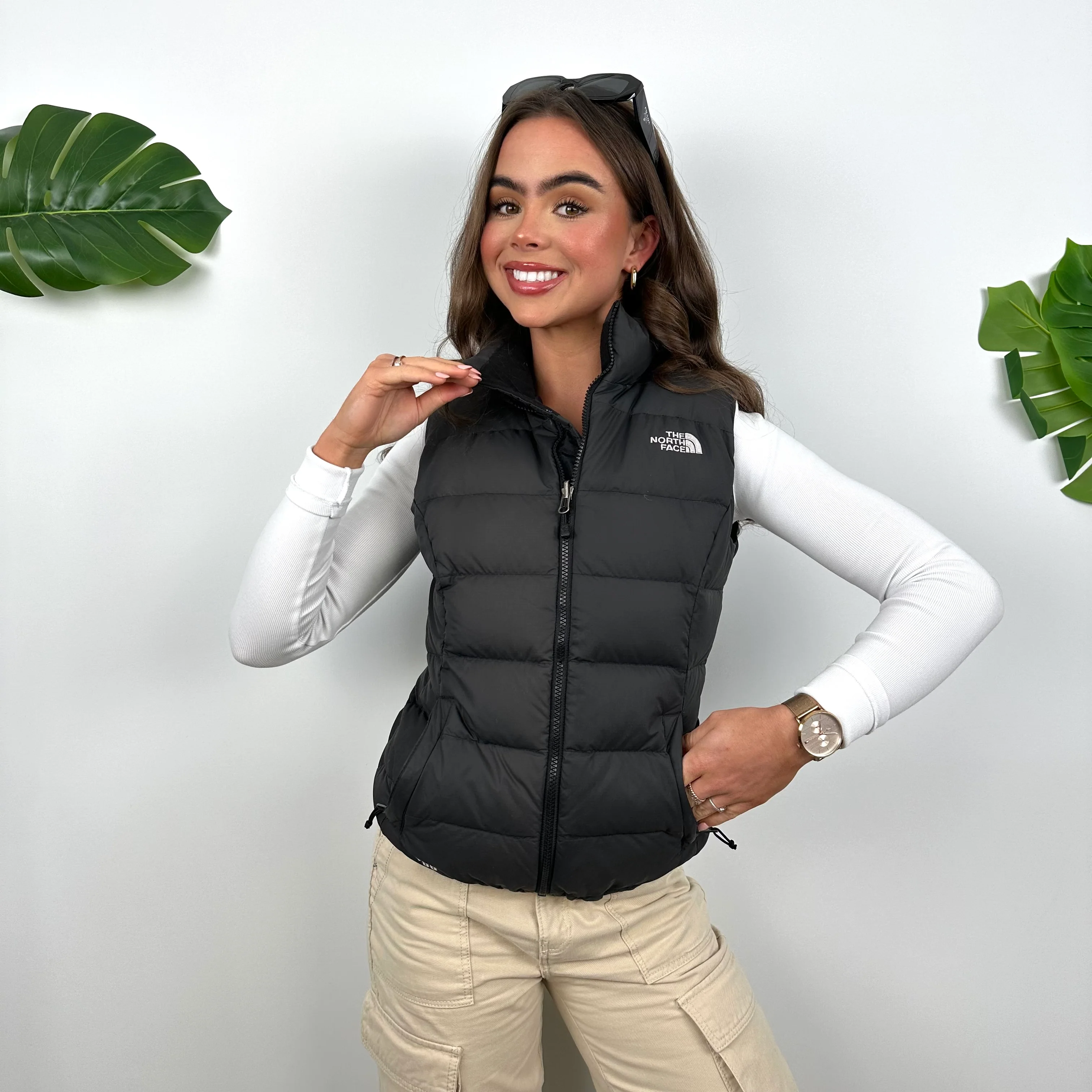 The North Face Black Puffer Gilet (XS) - Image 5