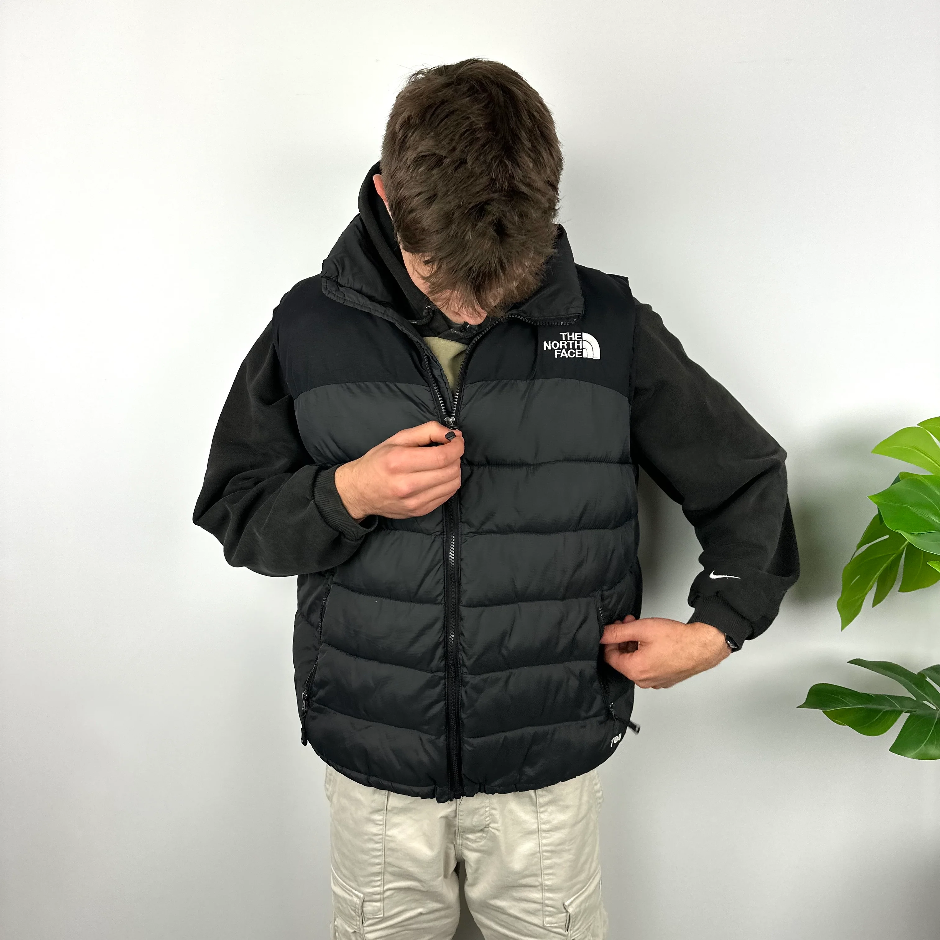 The North Face Black Puffer Gilet (XL) - Image 6