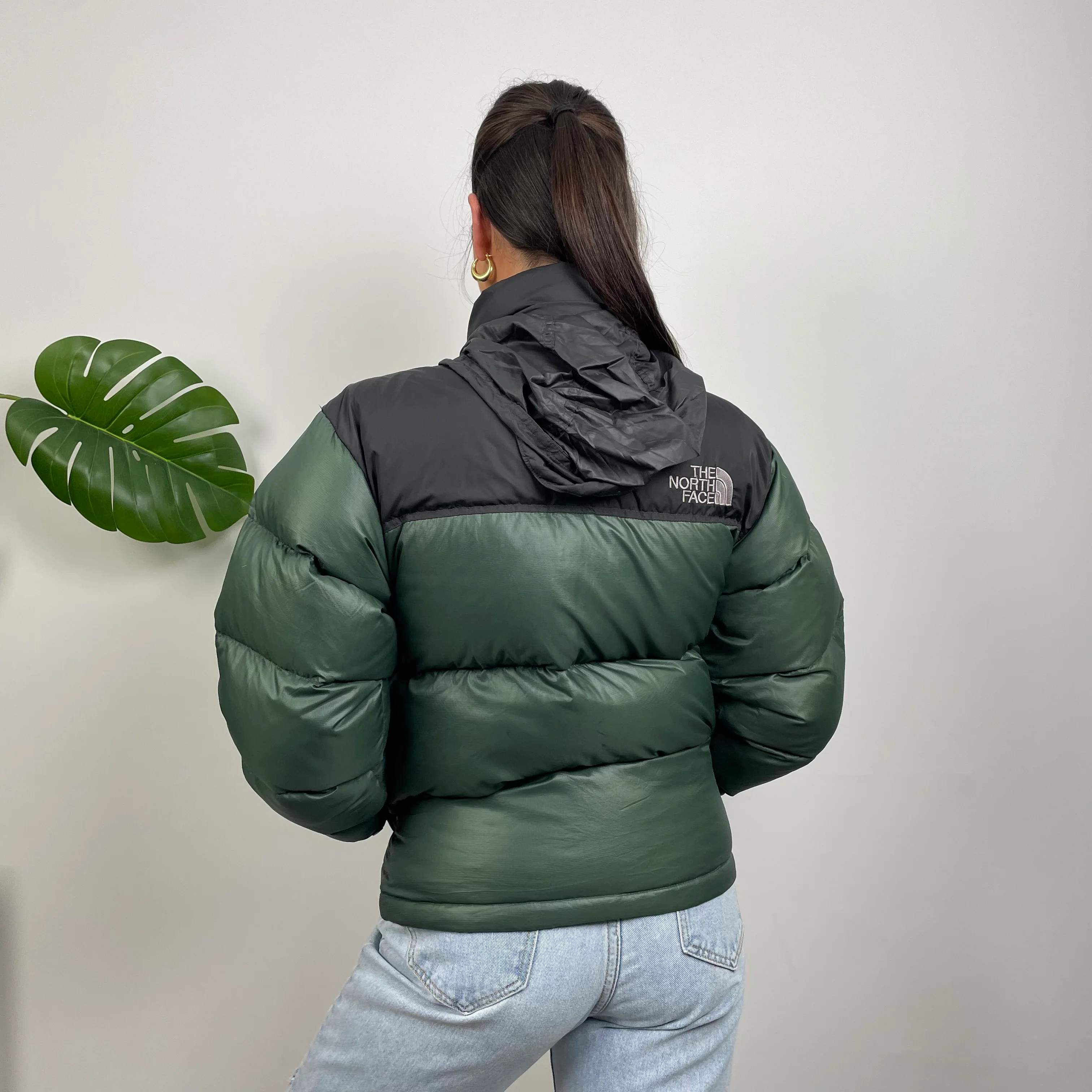 The North Face Green Nuptse 700 Puffer Jacket (S) - Image 5