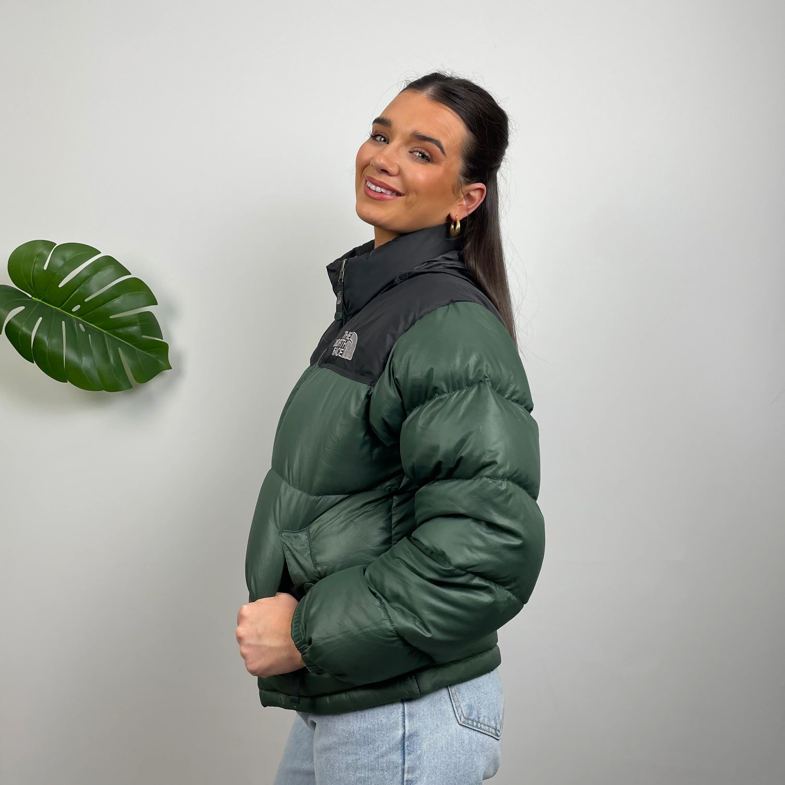 The North Face Green Nuptse 700 Puffer Jacket (S) - Image 6