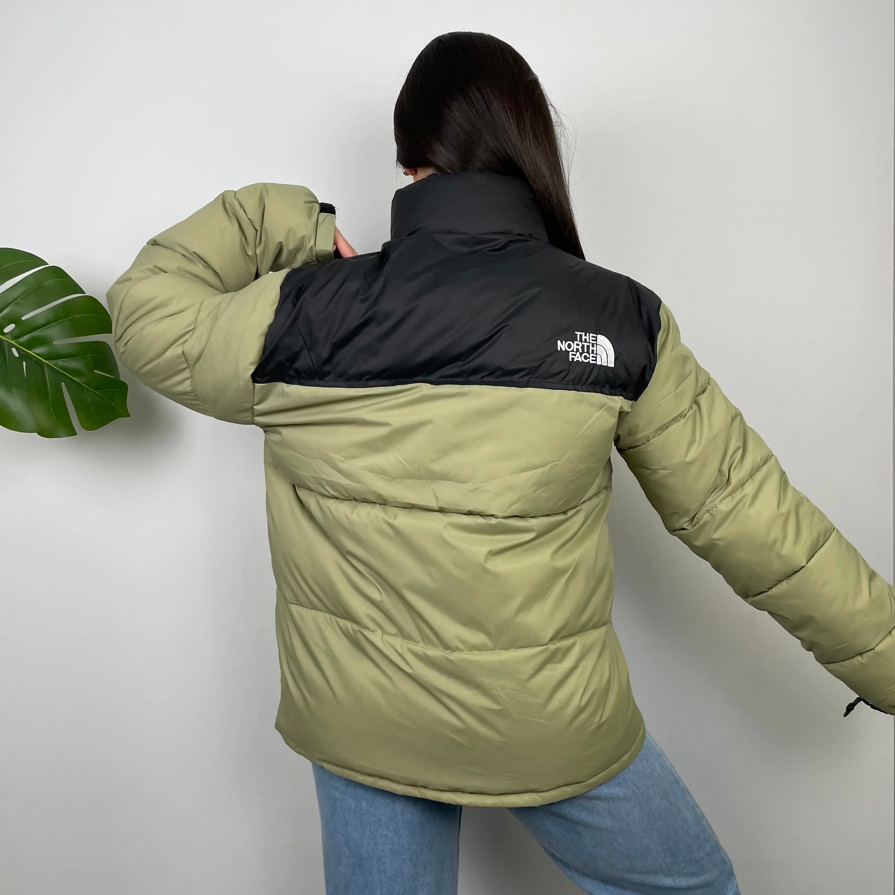 The North Face Green Nuptse 700 Puffer Jacket (L) - Image 6