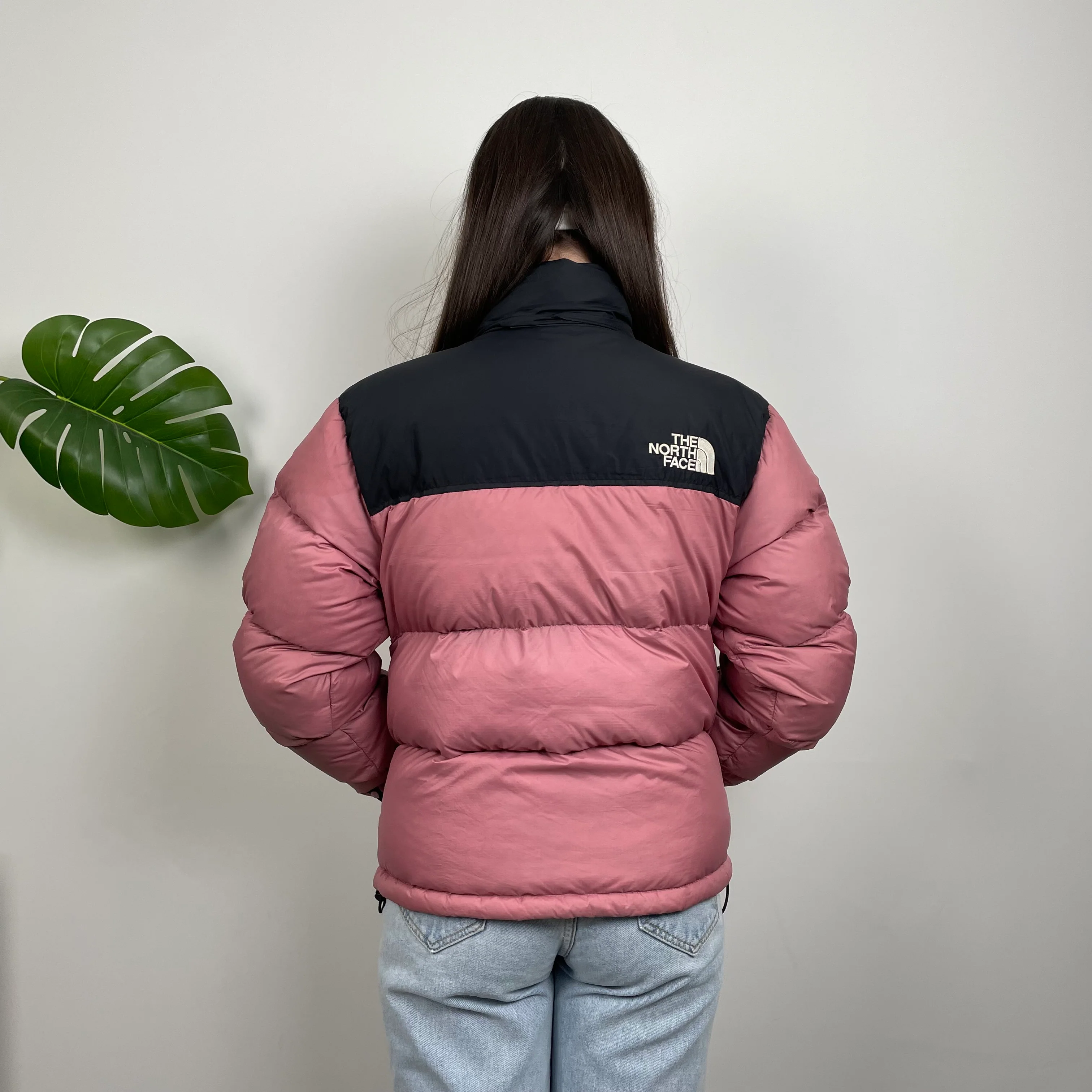 The North Face Pink Puffer Jacket (S) - Image 6