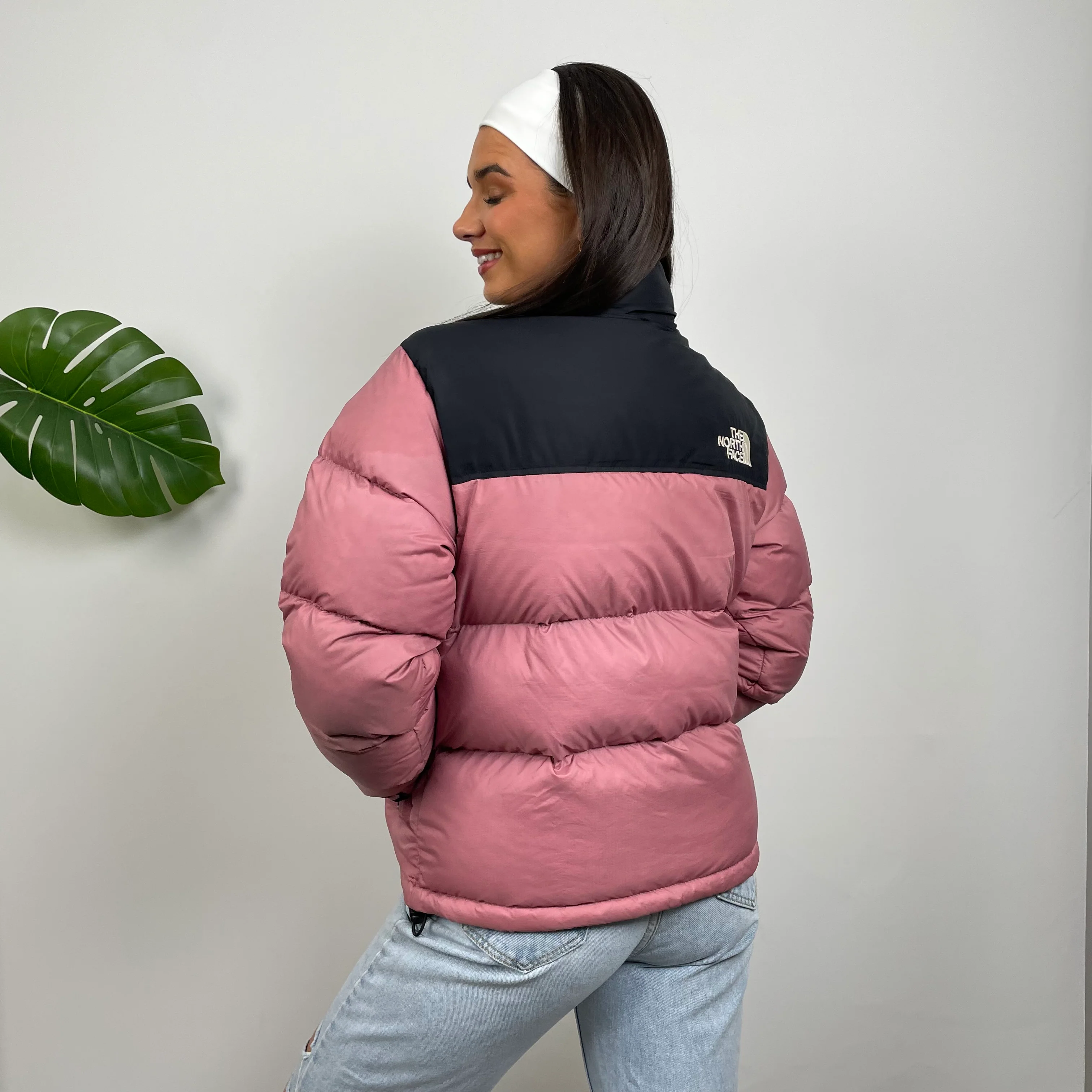 The North Face Pink Puffer Jacket (S) - Image 7