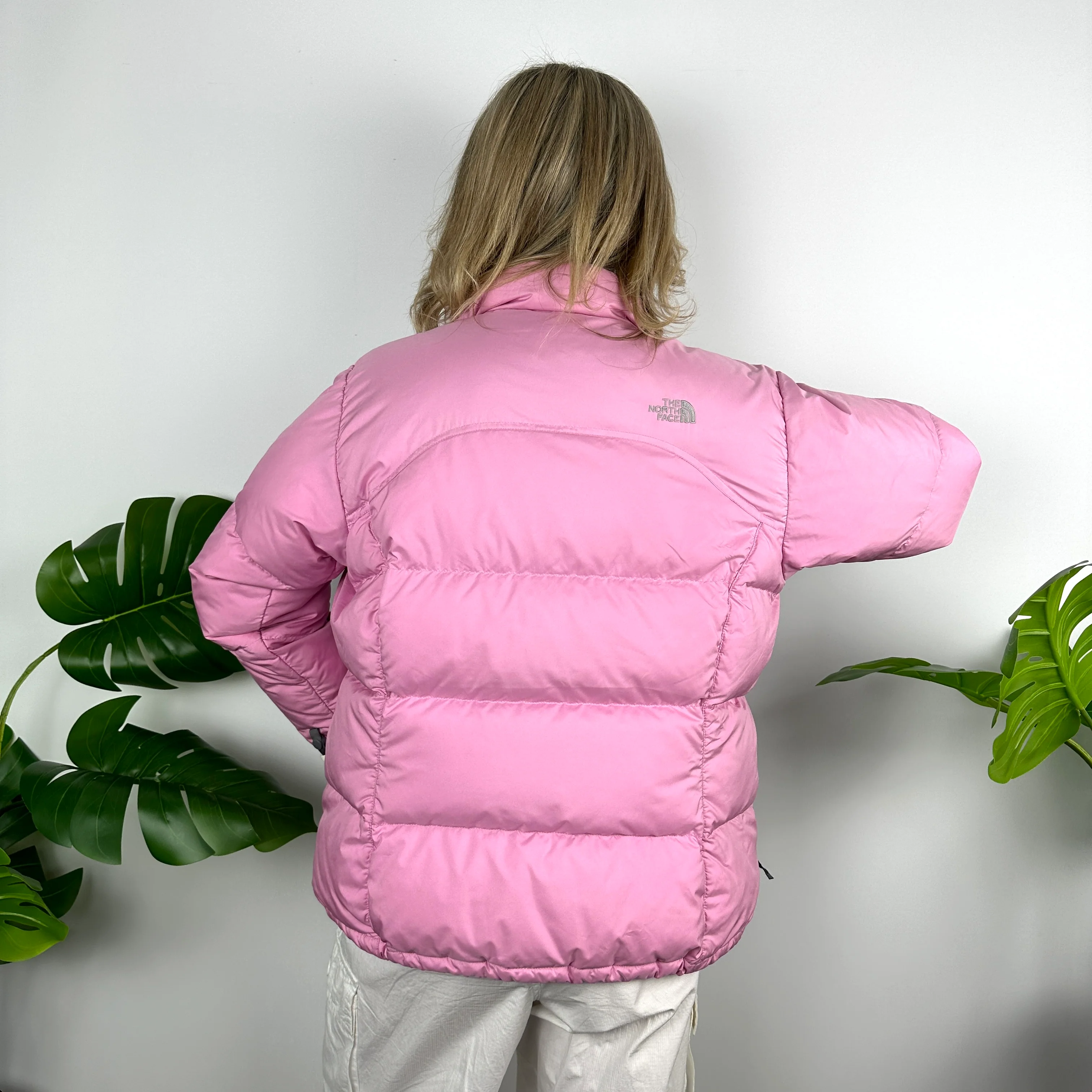 The North Face Candy Floss Pink Puffer Jacket (M) - Image 5