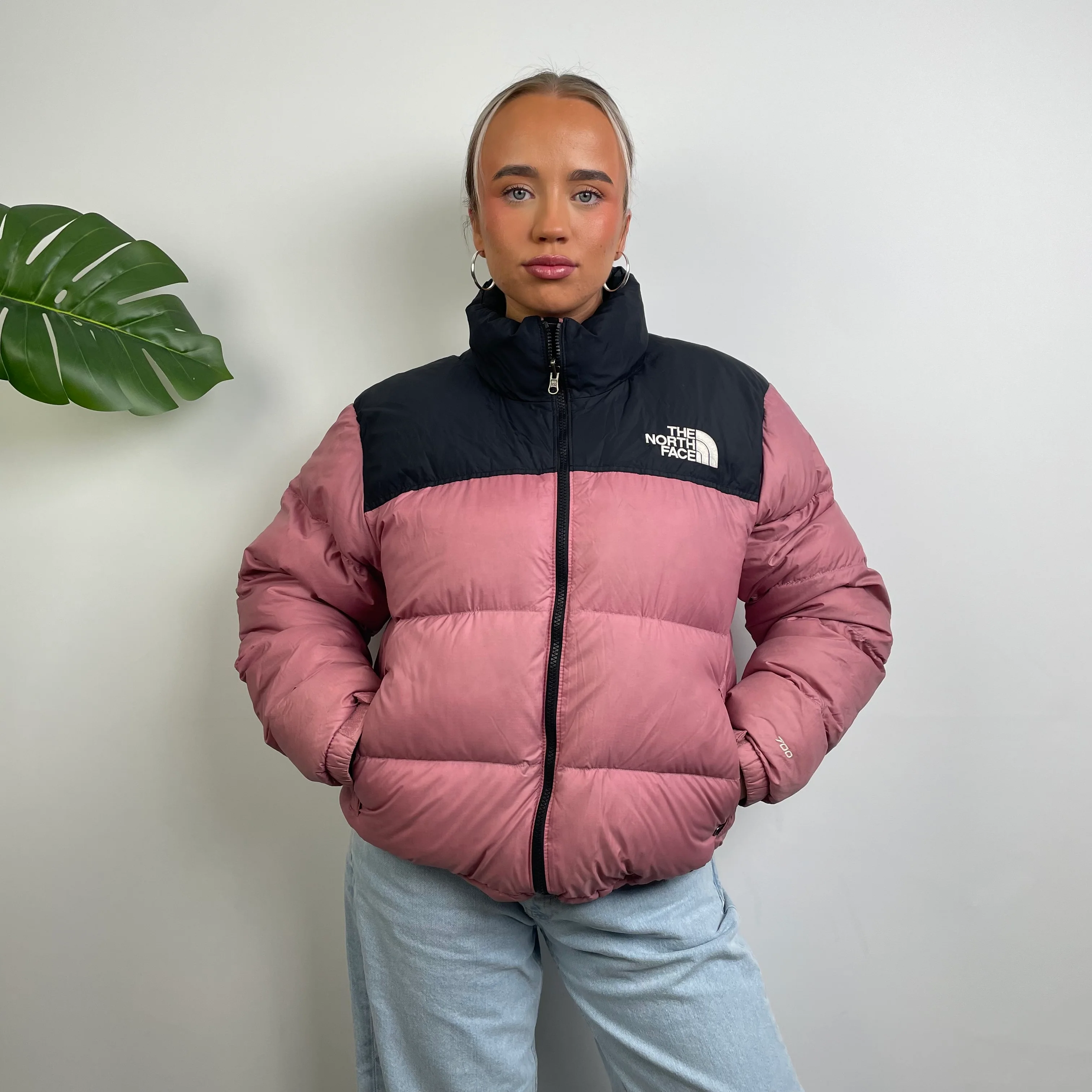 The North Face Pink Puffer Jacket (S)