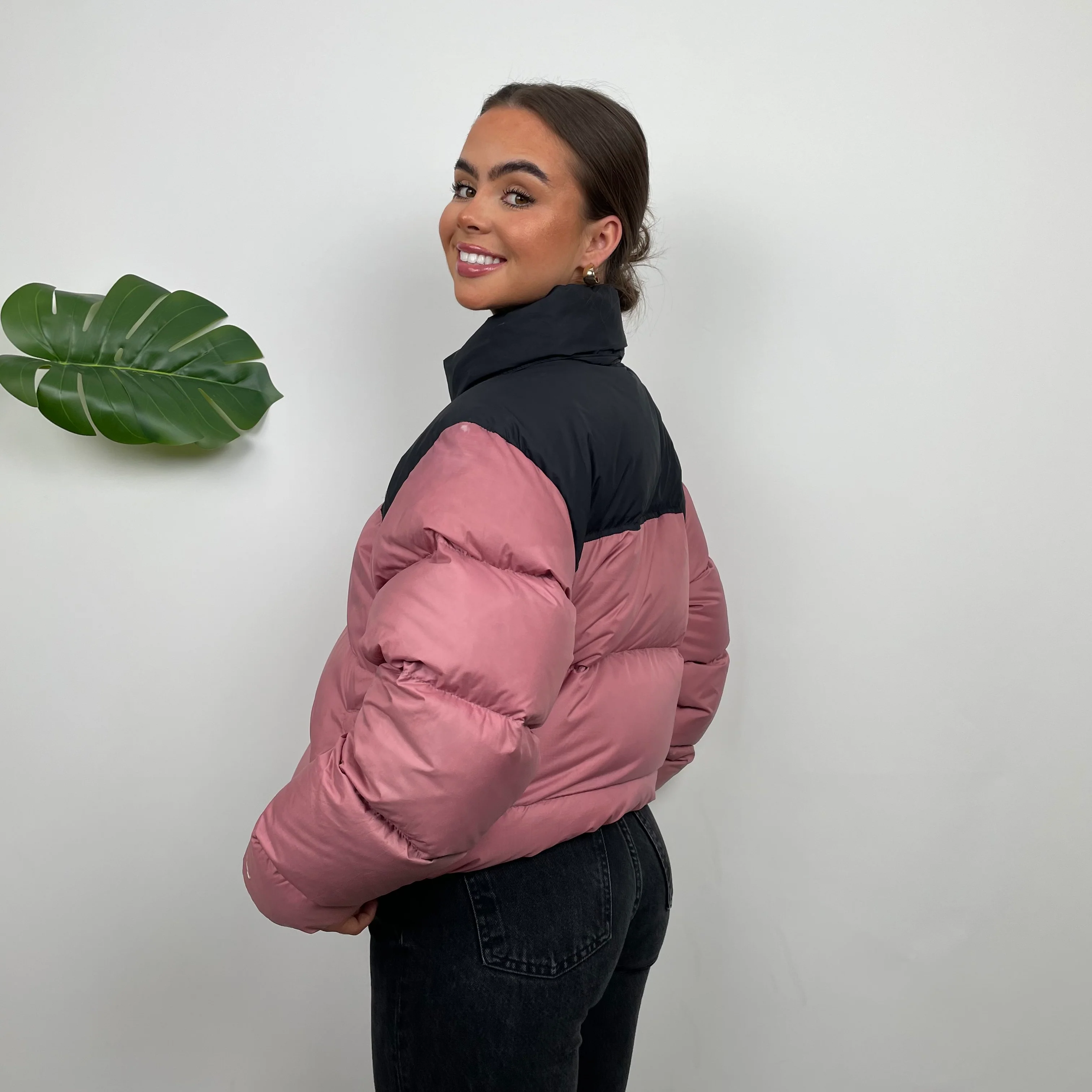 The North Face Pink Puffer Jacket (S) - Image 10