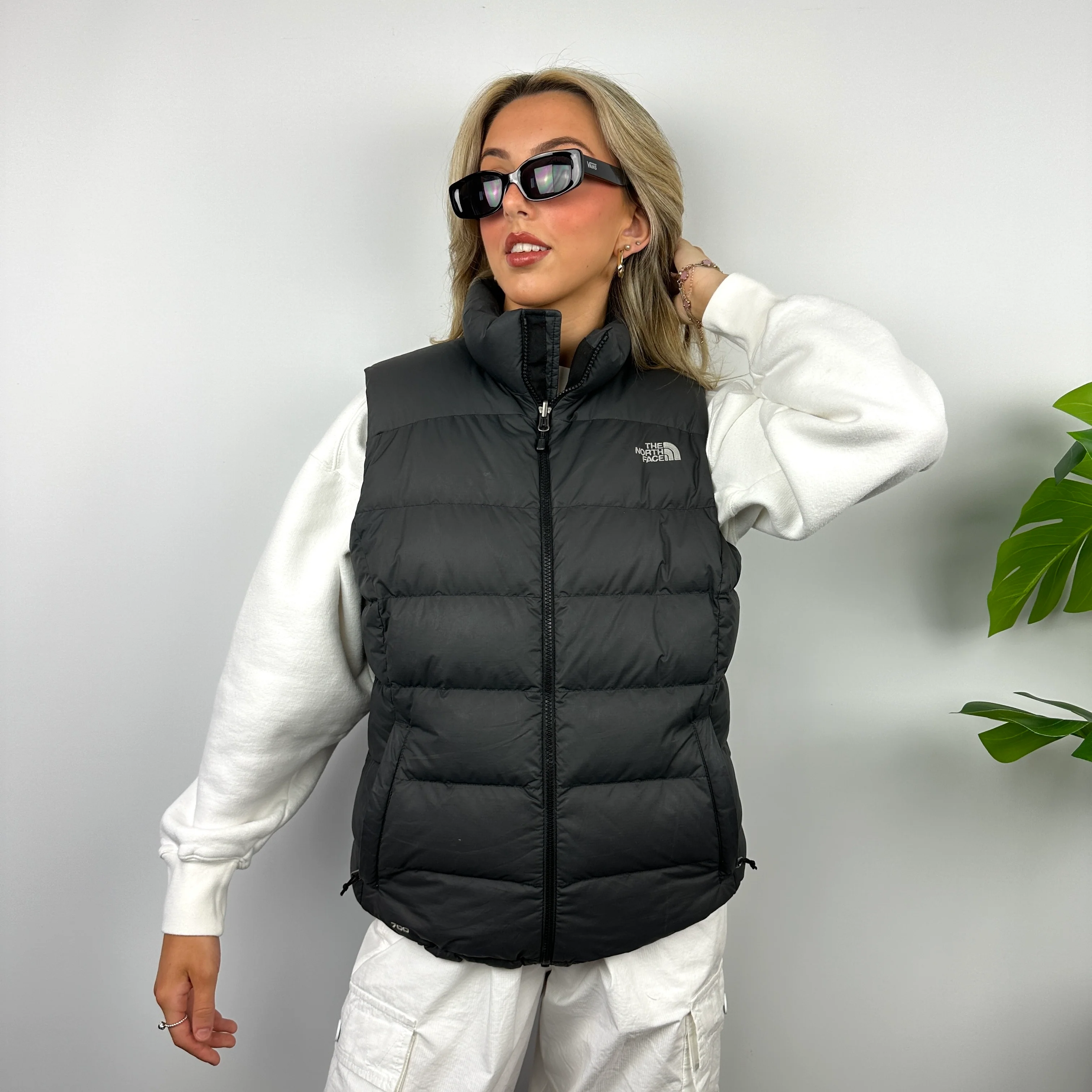 The North Face RARE Black Nuptse 700 Puffer Gilet (L) - Image 5