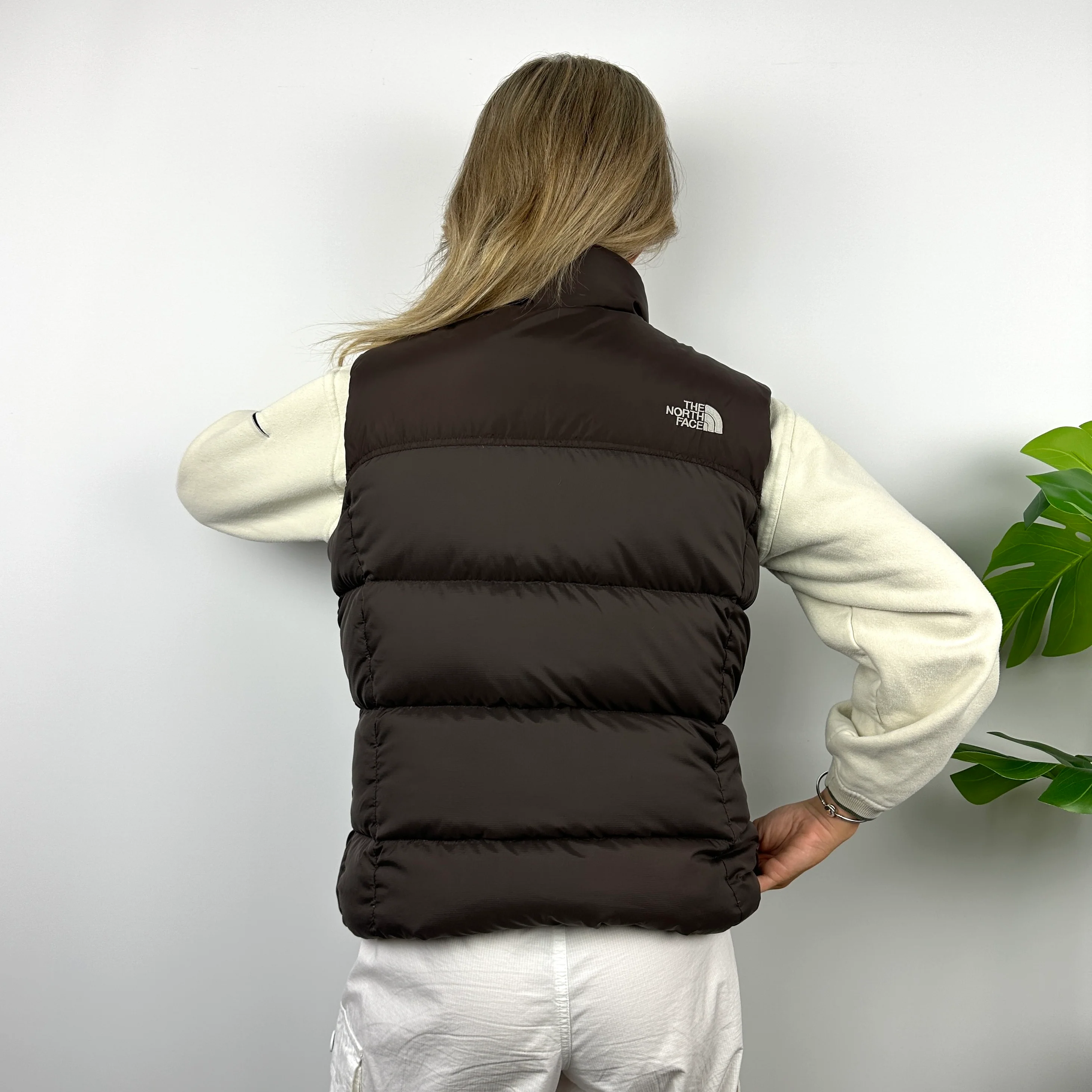 The North Face RARE Brown Nuptse 700 Puffer Gilet (L) - Image 5