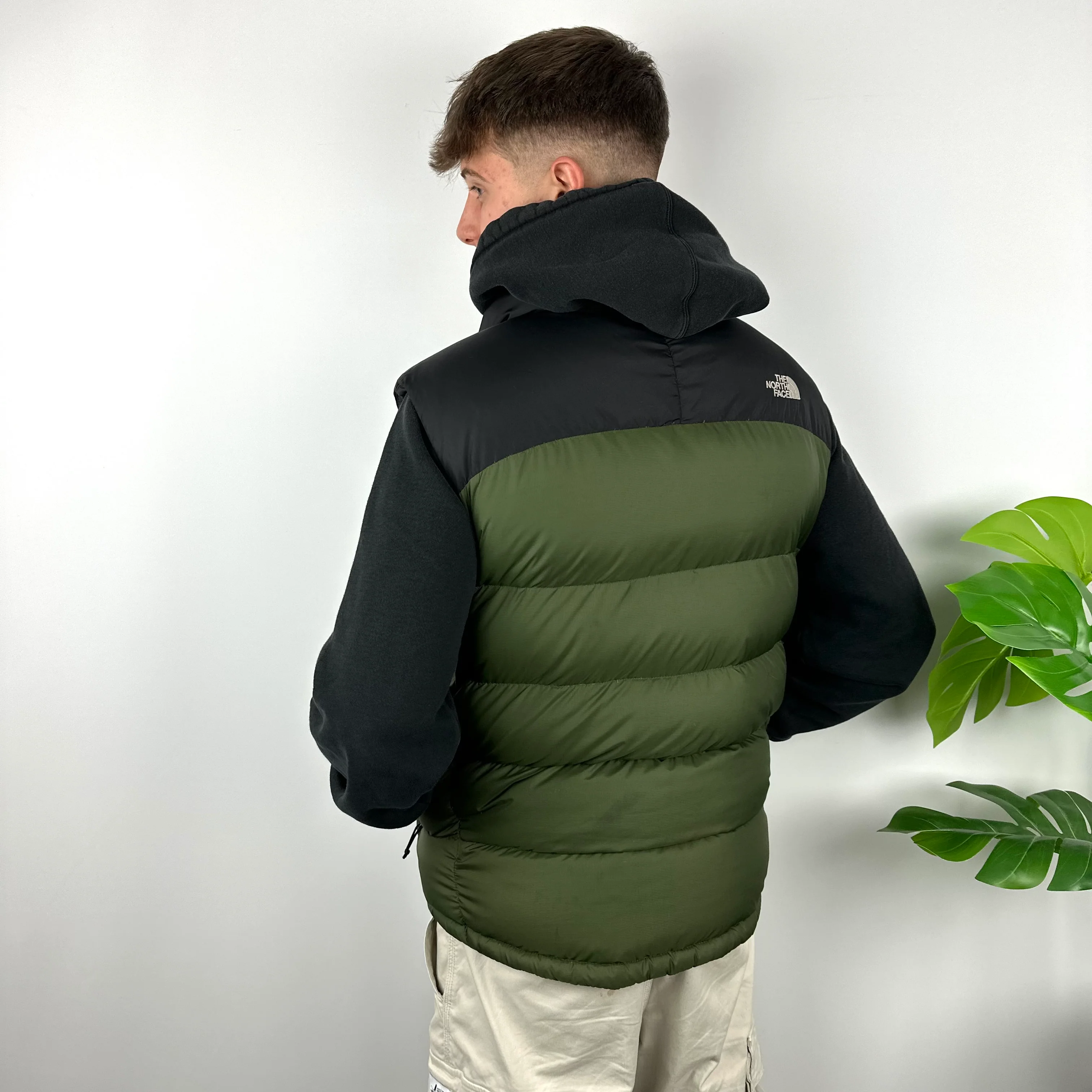 The North Face RARE Green Nuptse 700 Puffer Gilet (L) - Image 4