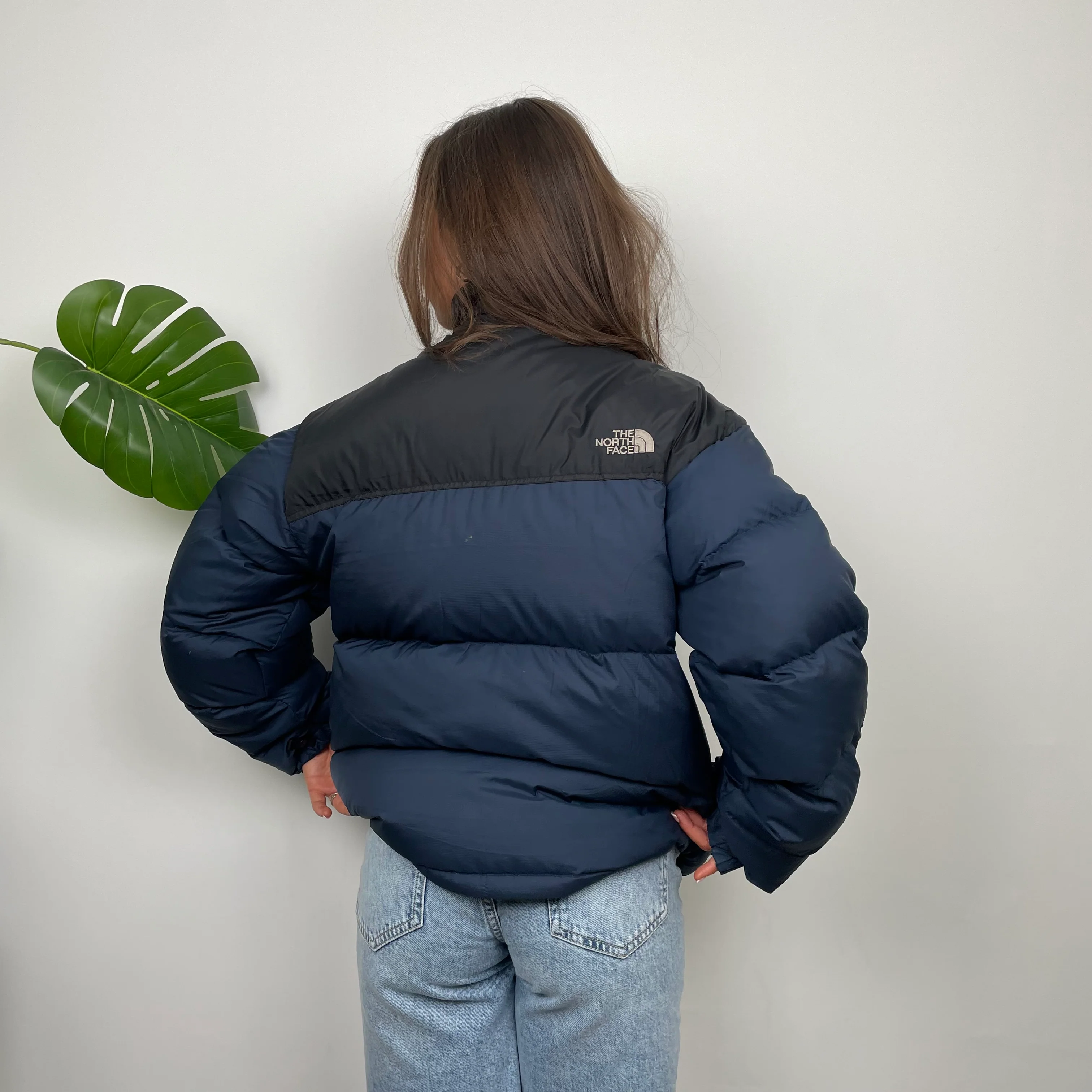 The North Face RARE Navy Nuptse 700 Puffer Jacket (M) - Image 8